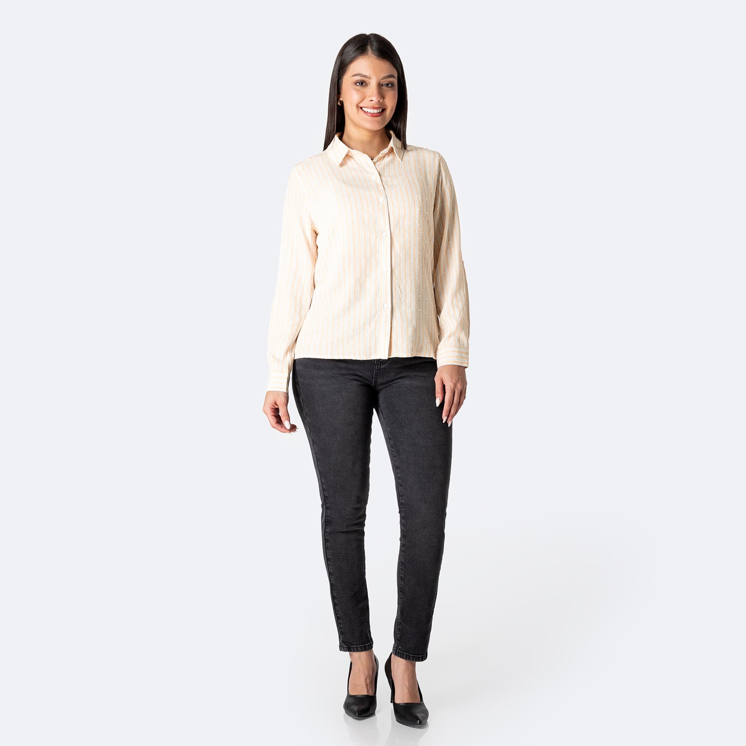 BLUSA LISTADA MUJER PIONIER KARYN II - 4