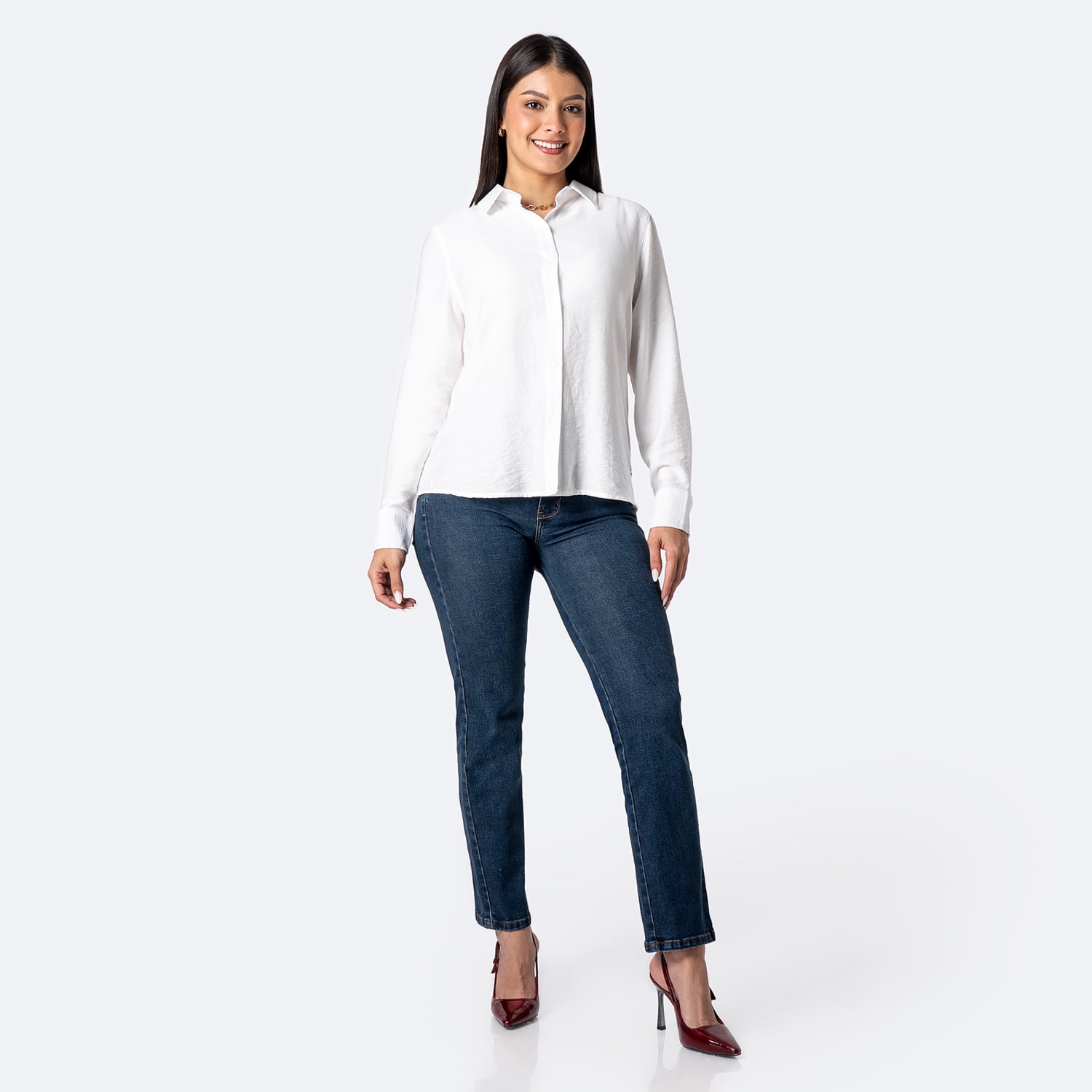 BLUSA POPELINA MUJER PIONIER MARIELH - 3