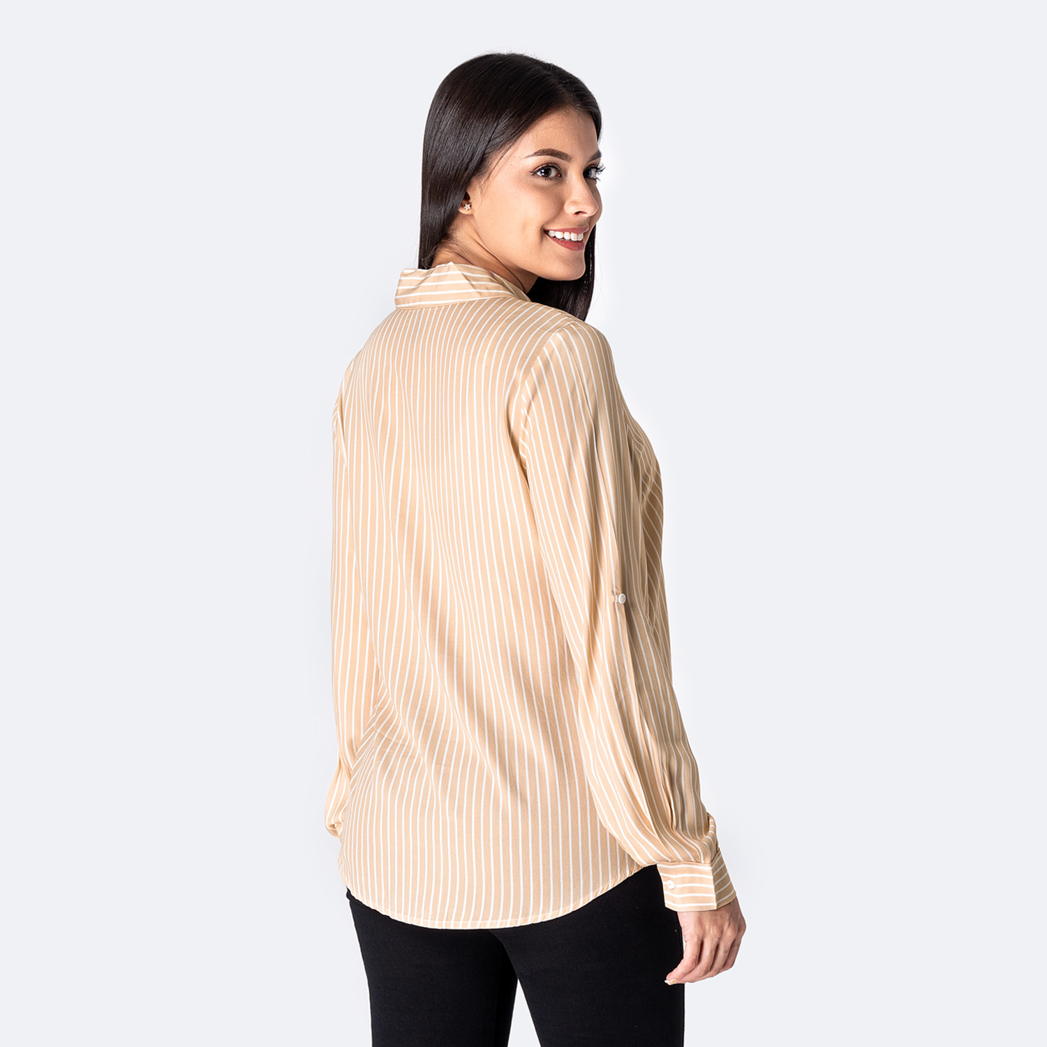 BLUSA LISTADA MUJER PIONIER TALIAH - 2