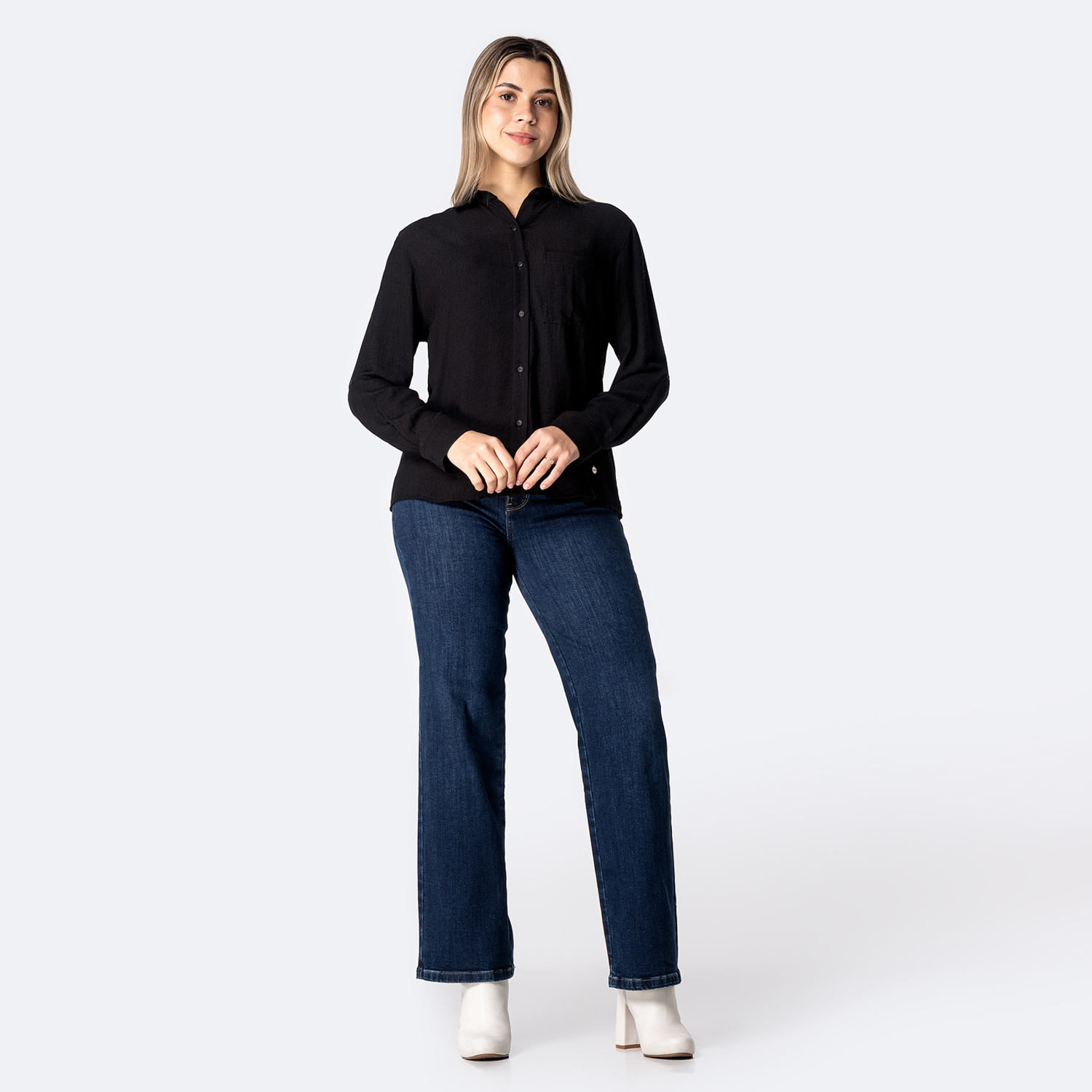 BLUSA POPELINA MUJER PIONIER ALEZCIA - 4
