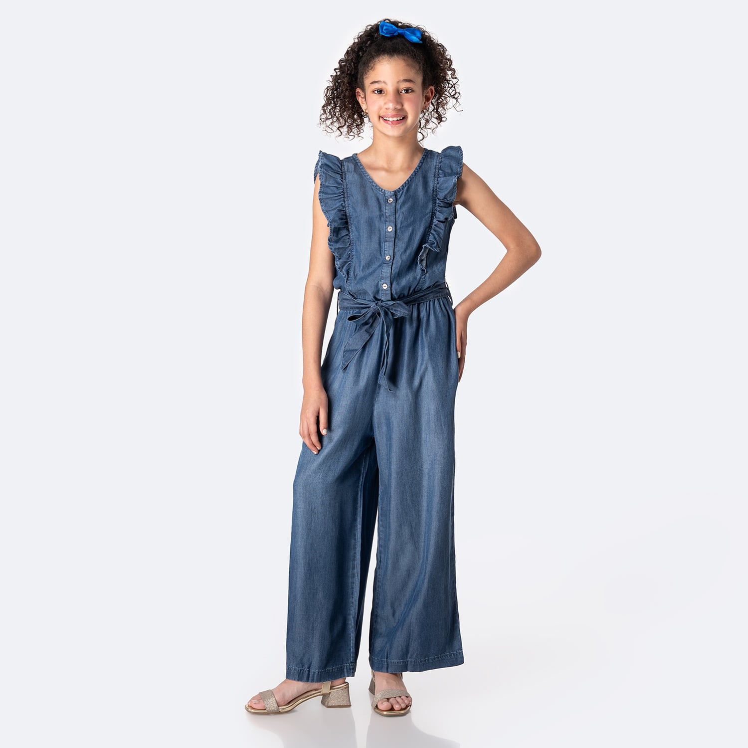 ENTERIZO DENIM NIÑA PIONIER OLINDAA - 1