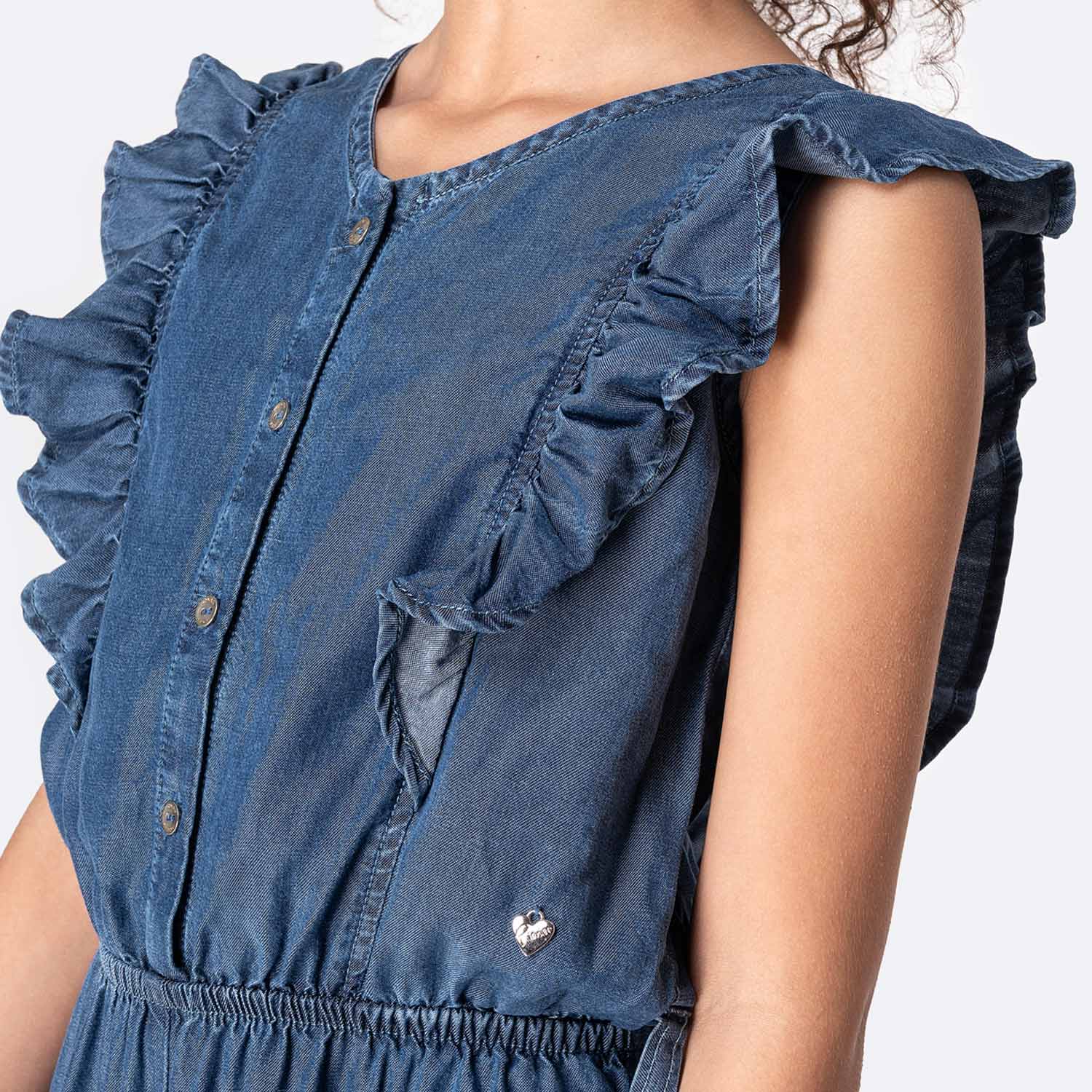 ENTERIZO DENIM NIÑA PIONIER OLINDAA - 3