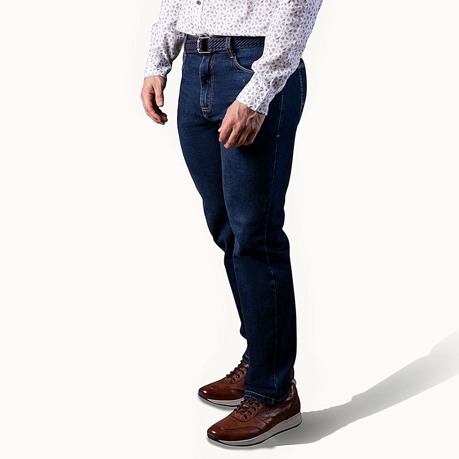 PANTALÓN JEAN SEMIPITILLO DENIM STRETCH HOMBRE PIONIER FORLAND NEW - 2
