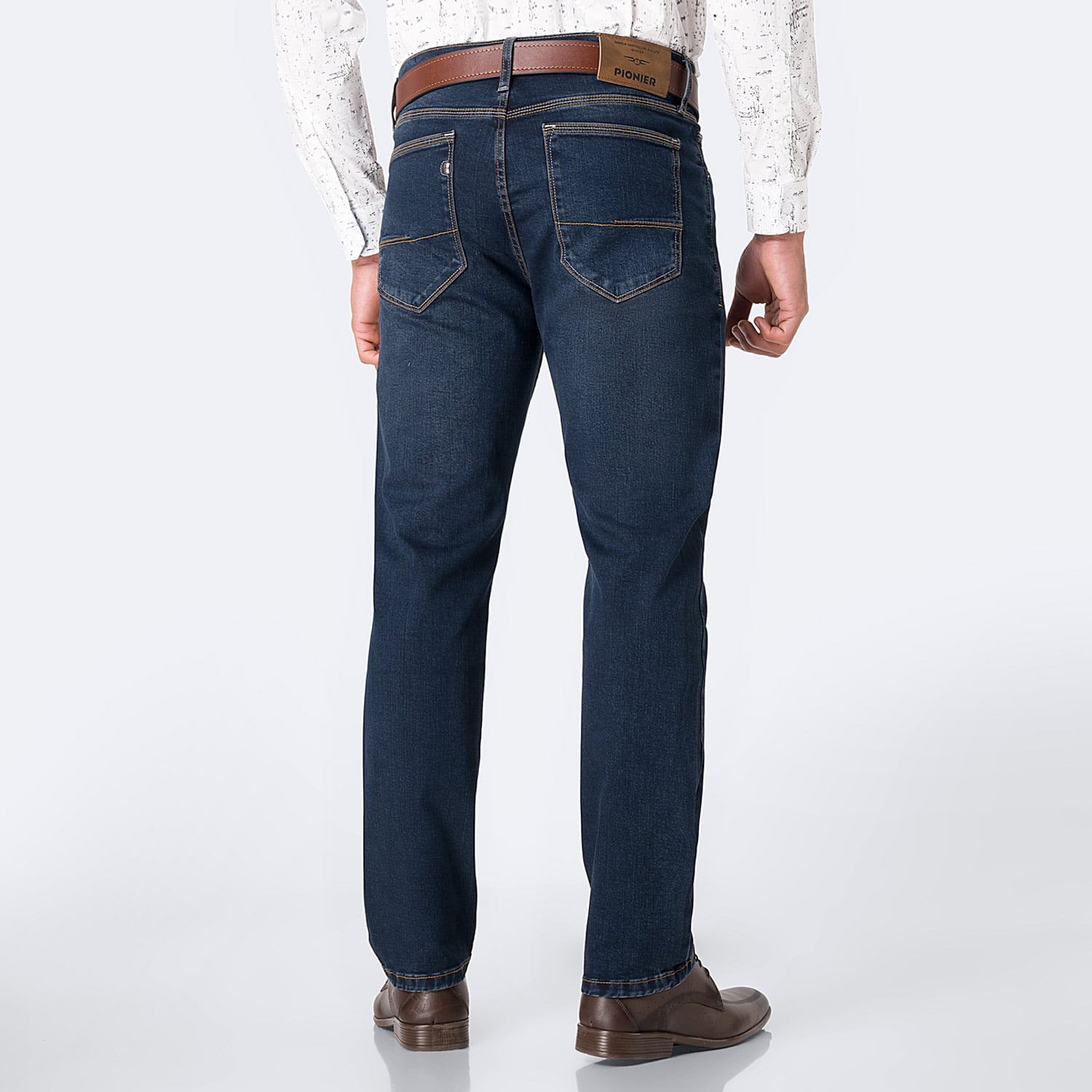 PANTALÓN JEAN SEMIPITILLO DENIM STRETCH HOMBRE PIONIER FORLAND NEW - 2