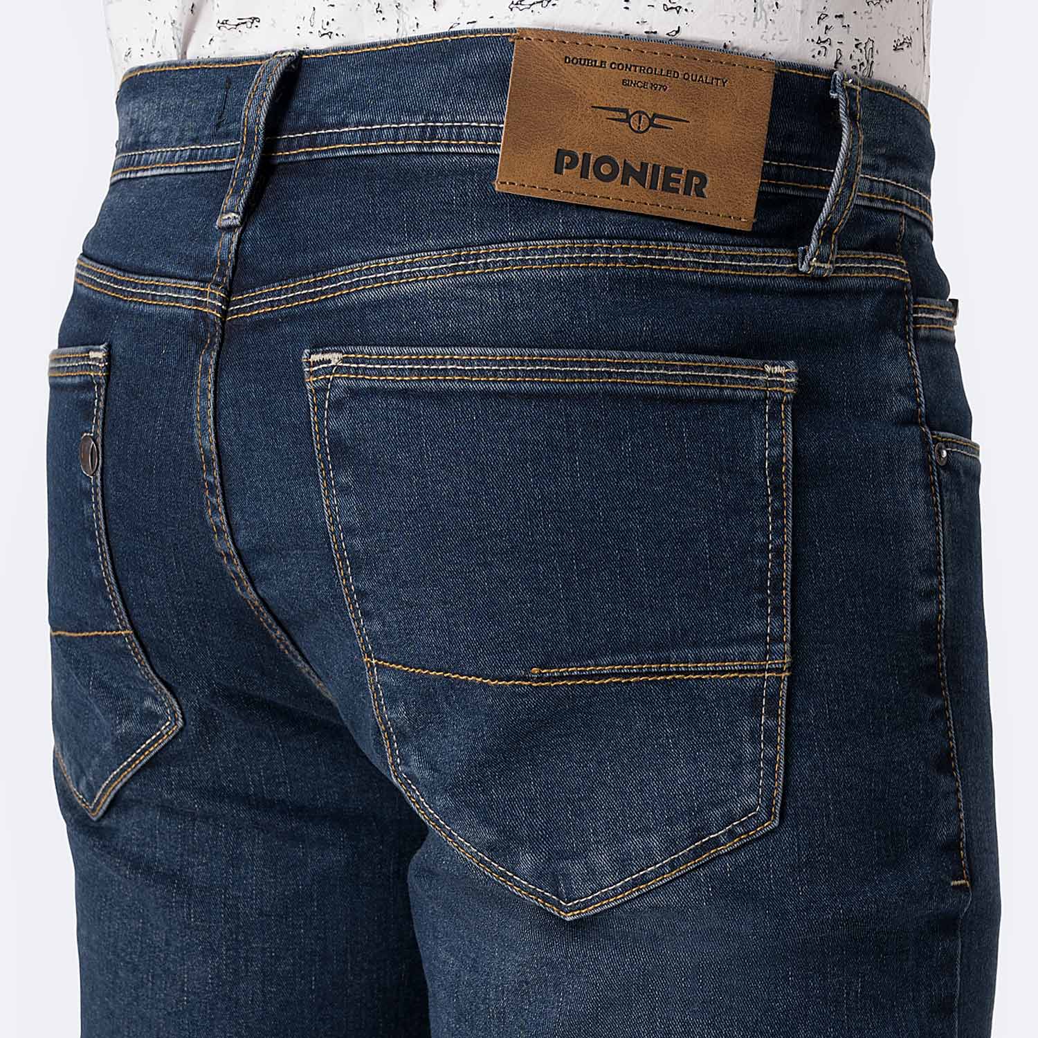 PANTALÓN JEAN SEMIPITILLO DENIM STRETCH HOMBRE PIONIER FORLAND NEW - 4