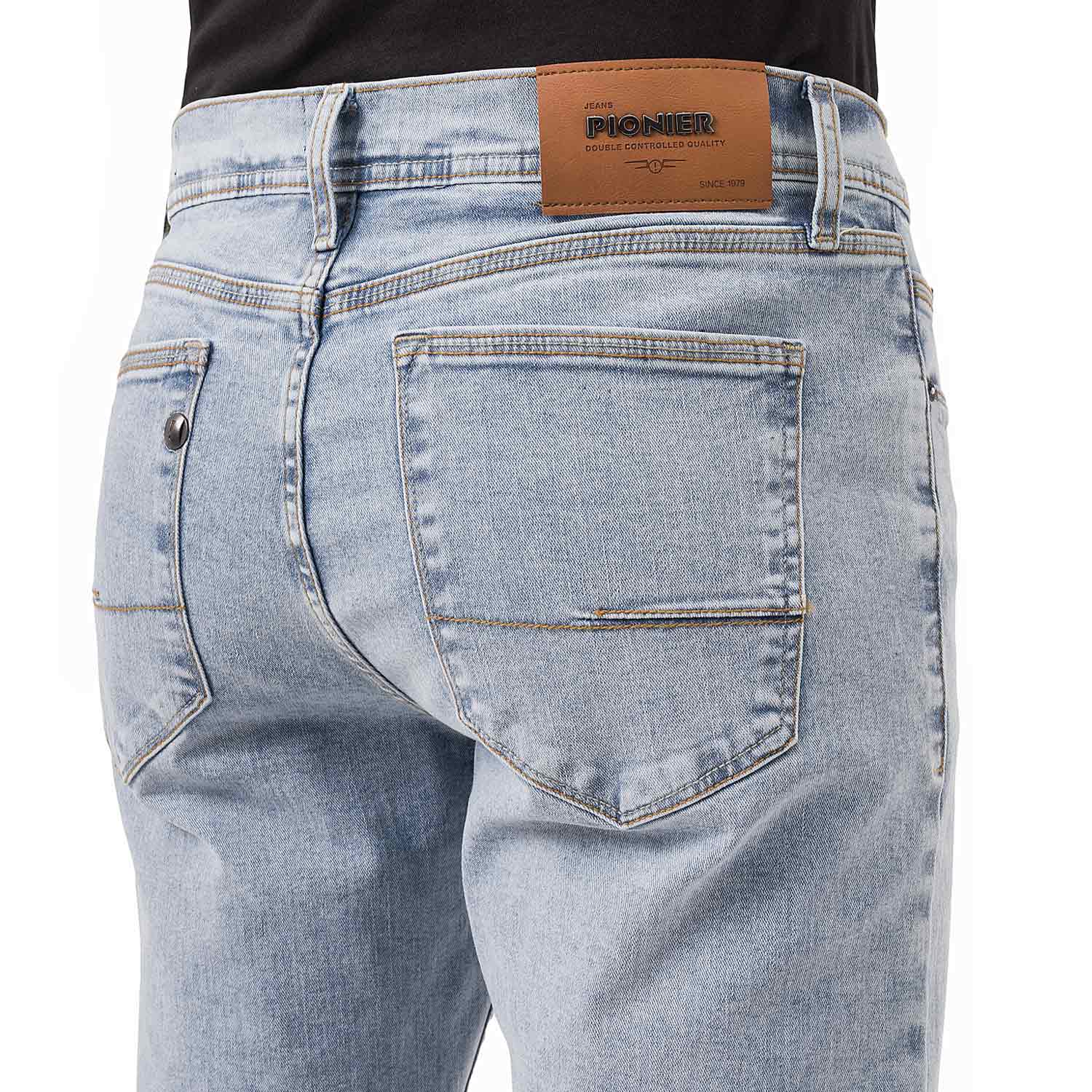 PANTALÓN JEAN SEMIPITILLO DENIM STRETCH HOMBRE PIONIER FORLAND NEW - 4