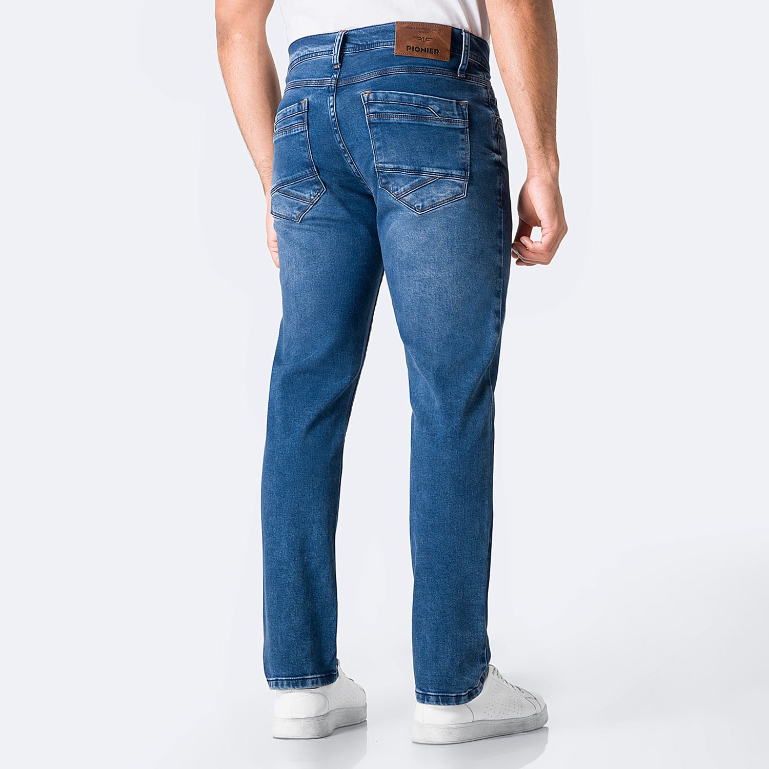 PANTALÓN JEAN SEMIPITILLO DENIM STRETCH HOMBRE PIONIER FREDDHY - 2