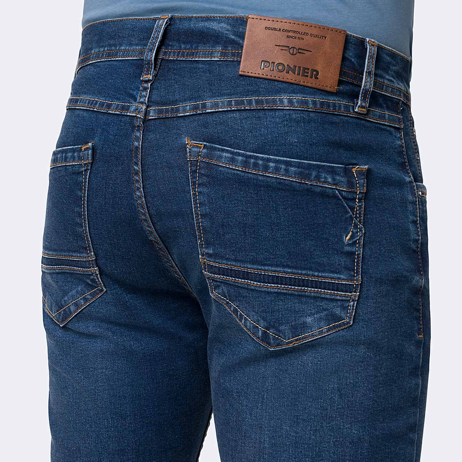 PANTALÓN JEAN PITILLO DENIM STRETCH HOMBRE PIONIER JAELLH - 4
