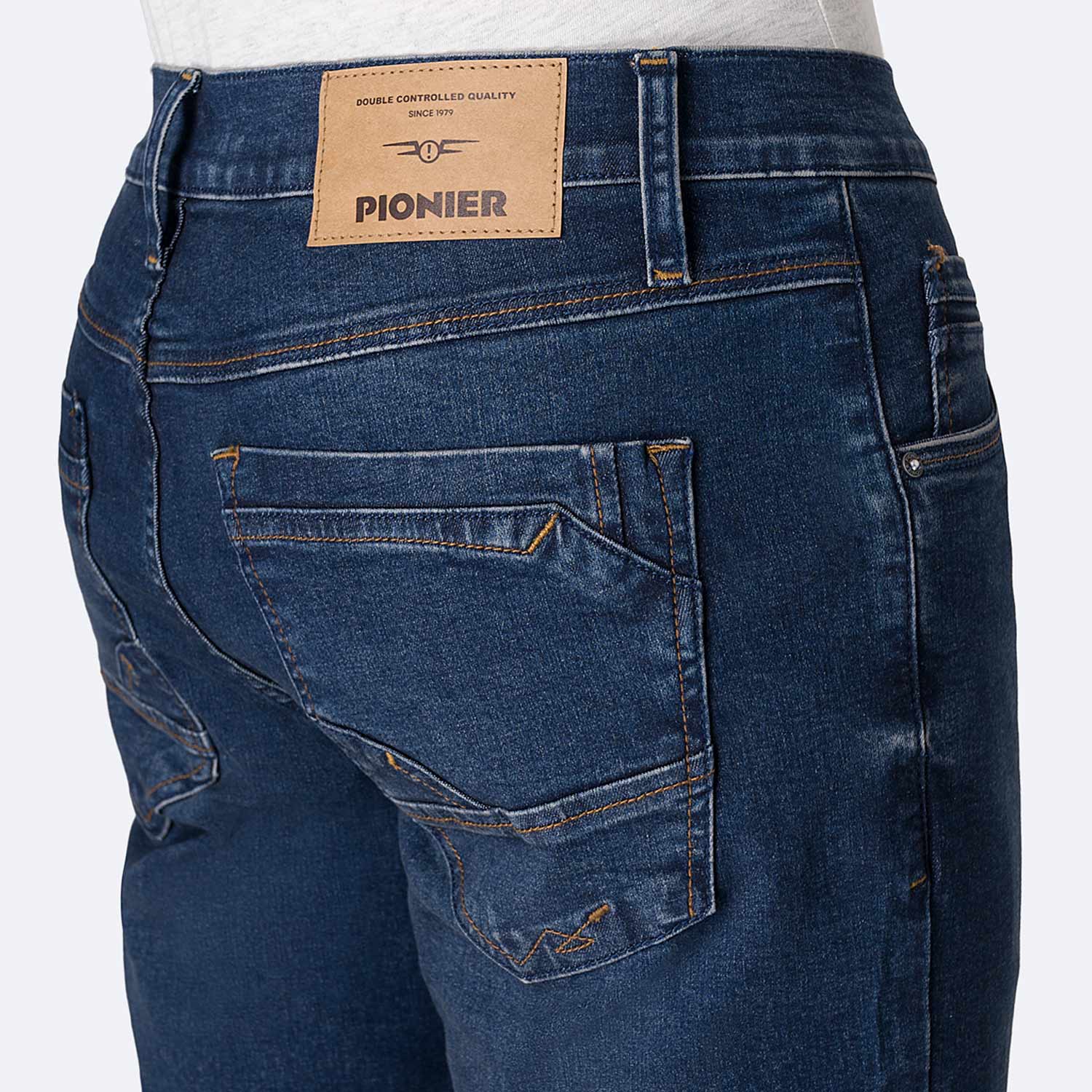 PANTALÓN JEAN SEMIPITILLO DENIM STRETCH HOMBRE PIONIER YURKK - 4