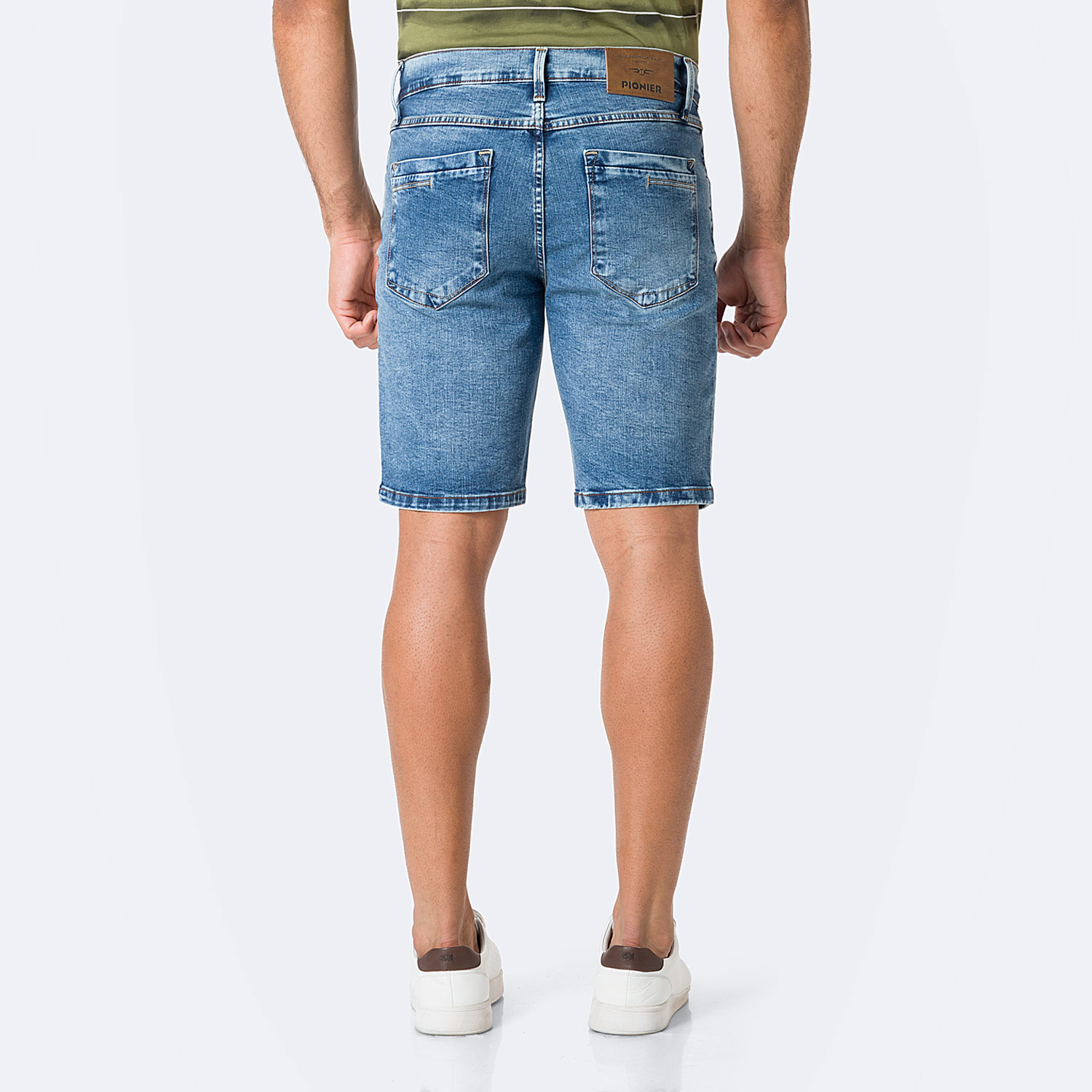 SHORT BERMUDA DENIM STRETCH HOMBRE PIONIER NEW JOURSH DENIM - 2