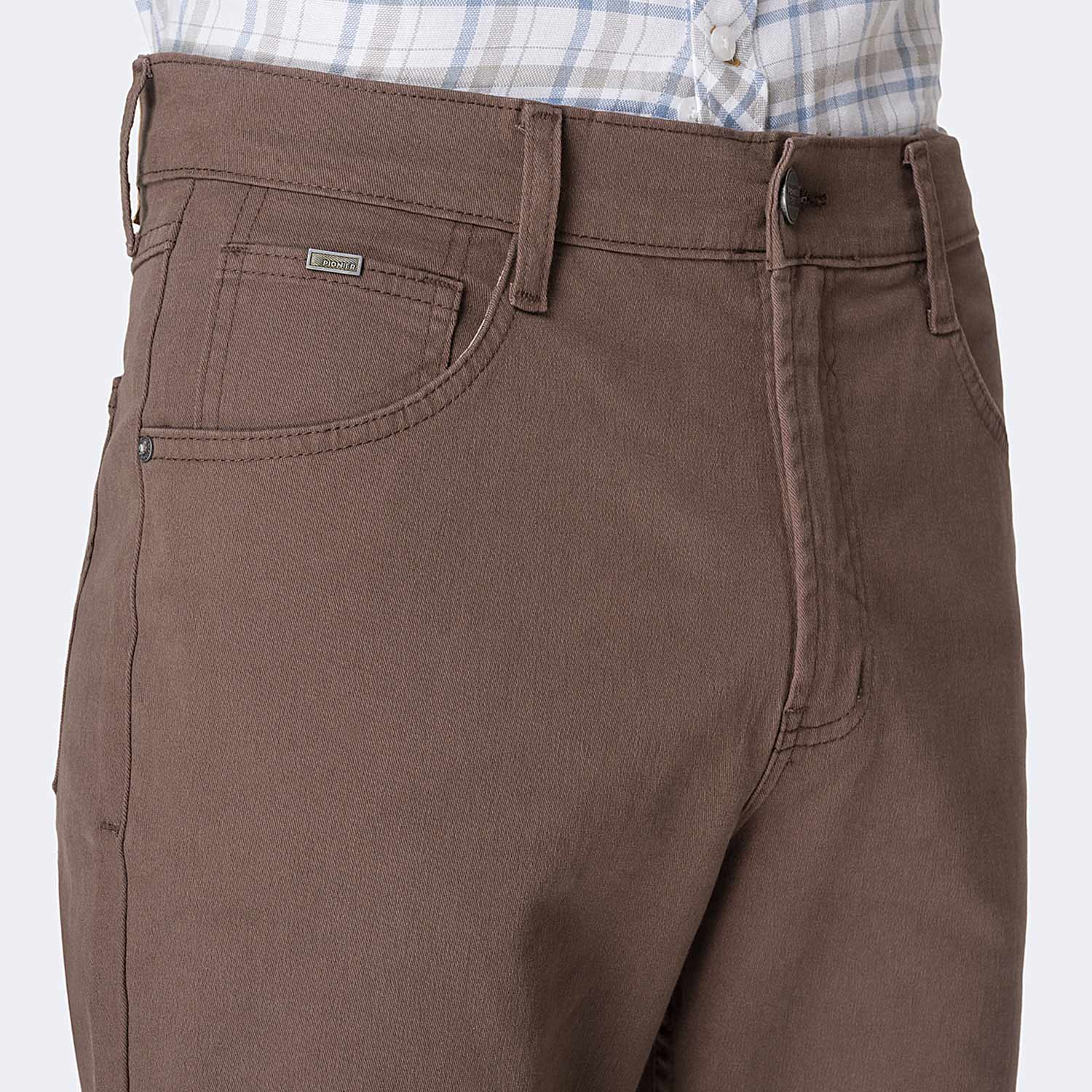 PANTALÓN RECTO DRILL STRETCH HOMBRE PIONIER RELAXED CONFORT - 4