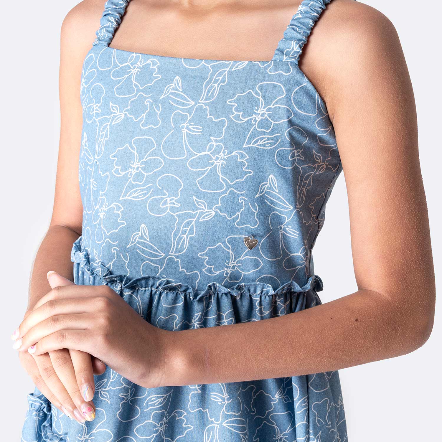 VESTIDO DENIM NIÑA PIONIER EVELINGH - 3
