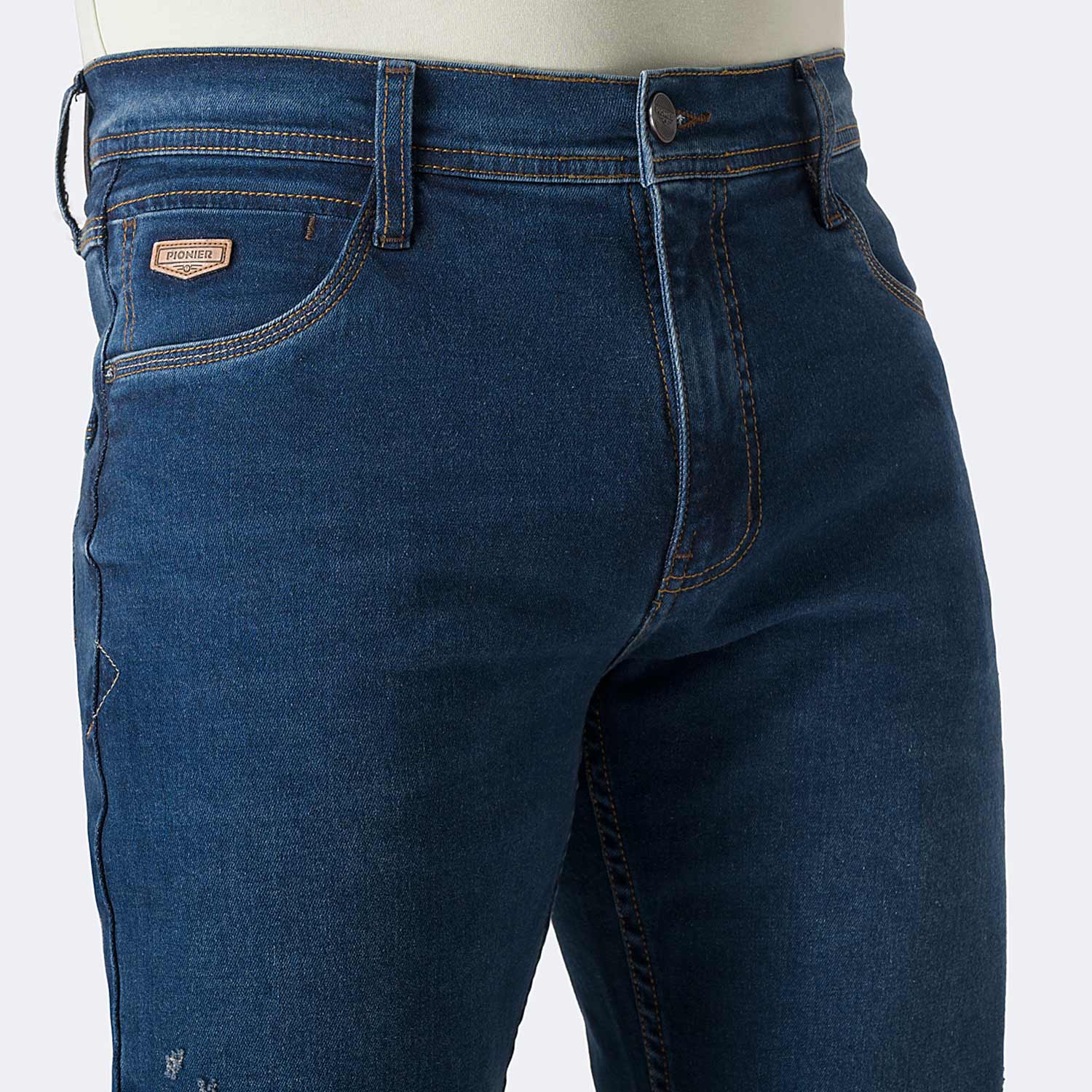PANTALÓN JEAN SEMIPITILLO DENIM STRETCH HOMBRE PIONIER FREDDHY - 3