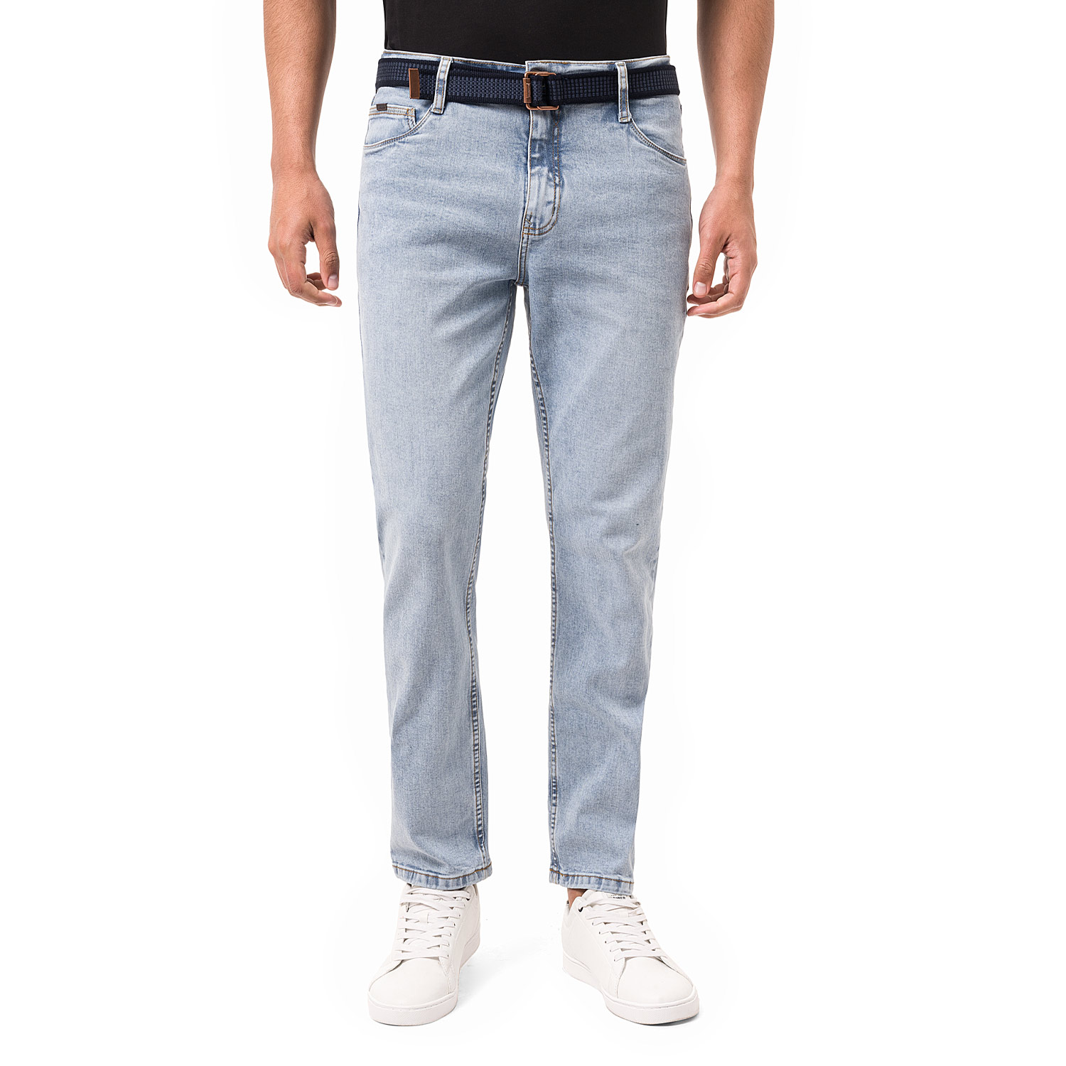 PANTALÓN JEAN SEMIPITILLO DENIM STRETCH HOMBRE PIONIER FORLAND NEW - 1