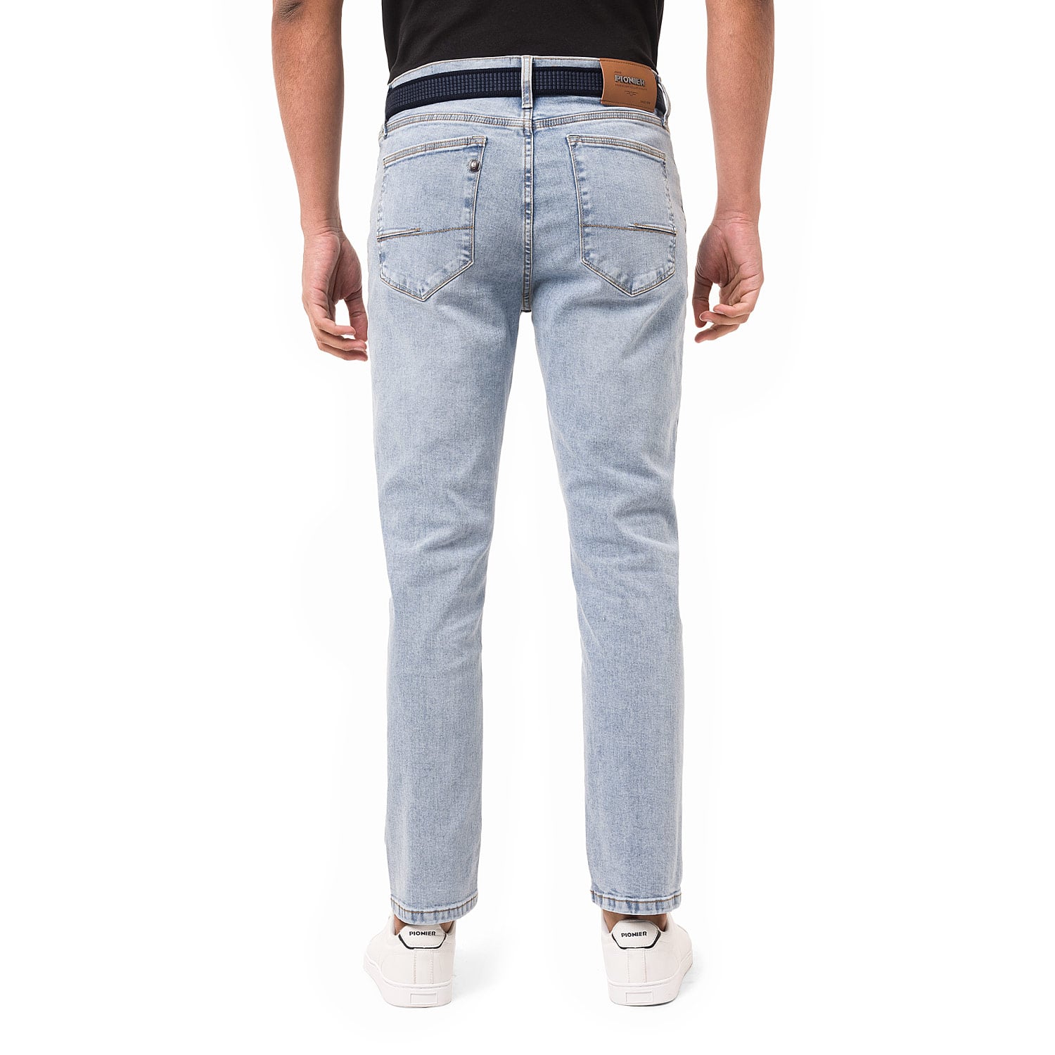 PANTALÓN JEAN SEMIPITILLO DENIM STRETCH HOMBRE PIONIER FORLAND NEW - 3