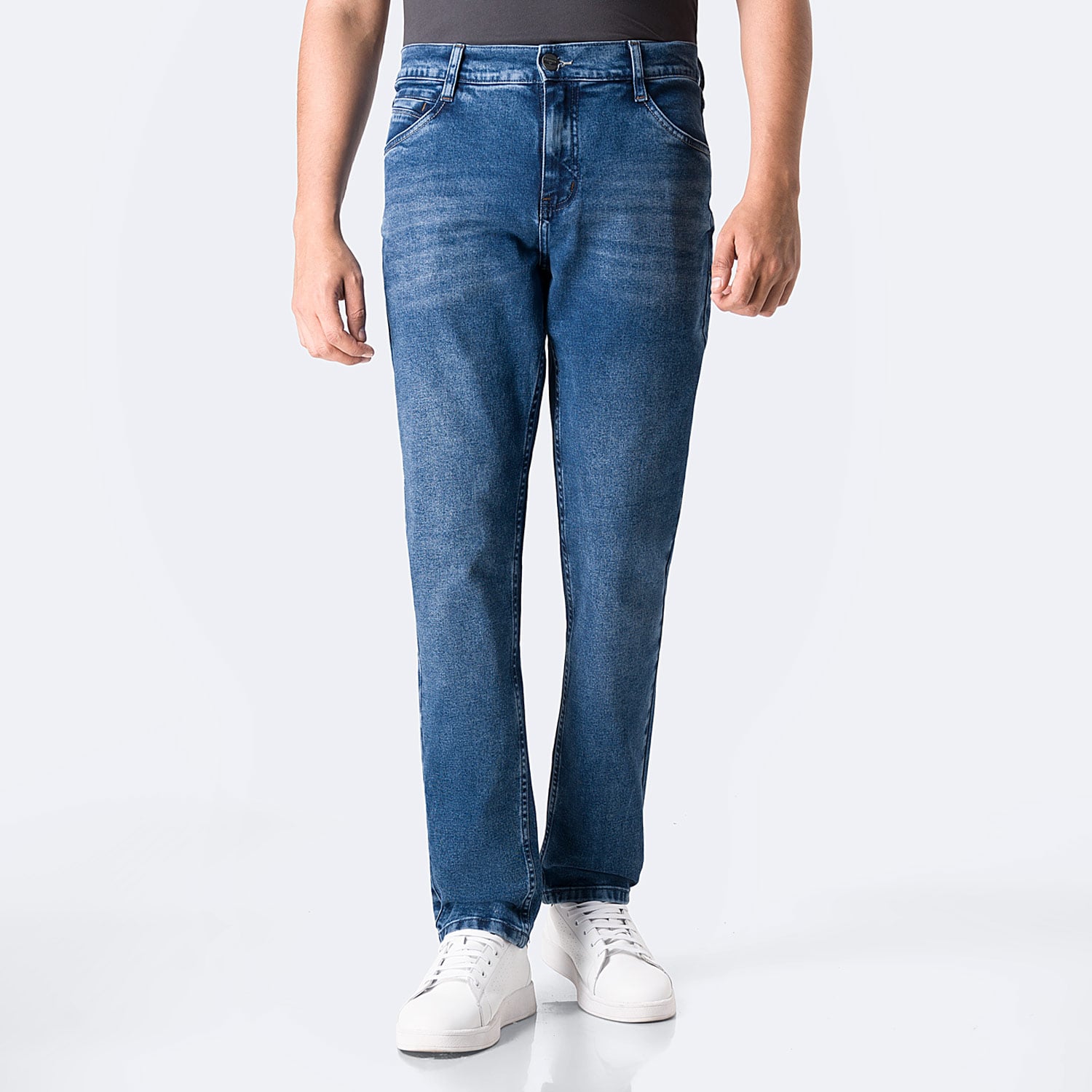 PANTALÓN JEAN PITILLO DENIM STRETCH HOMBRE PIONIER FEHRNAN - 1