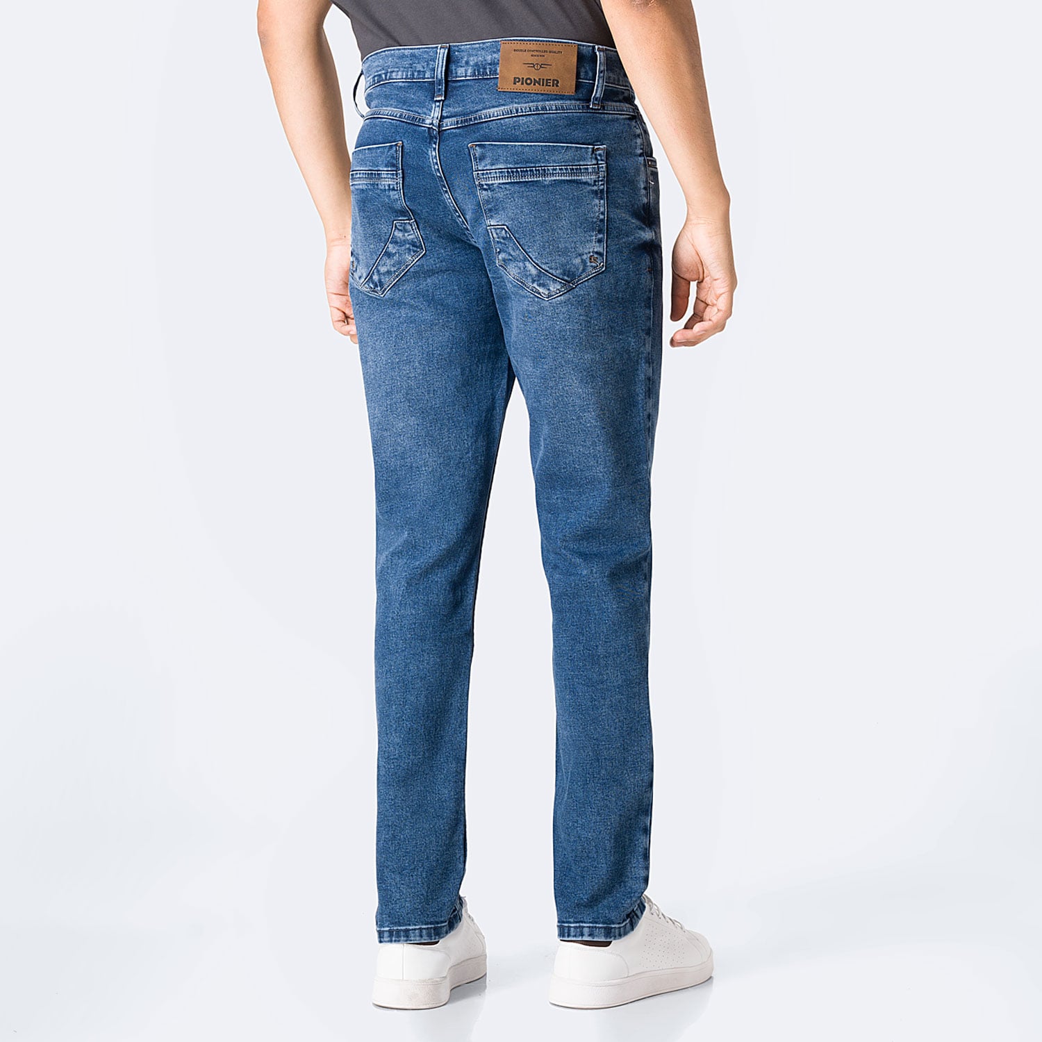 PANTALÓN JEAN PITILLO DENIM STRETCH HOMBRE PIONIER FEHRNAN - 2