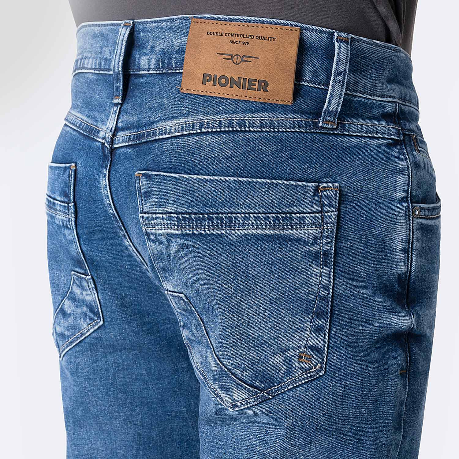 PANTALÓN JEAN PITILLO DENIM STRETCH HOMBRE PIONIER FEHRNAN - 4