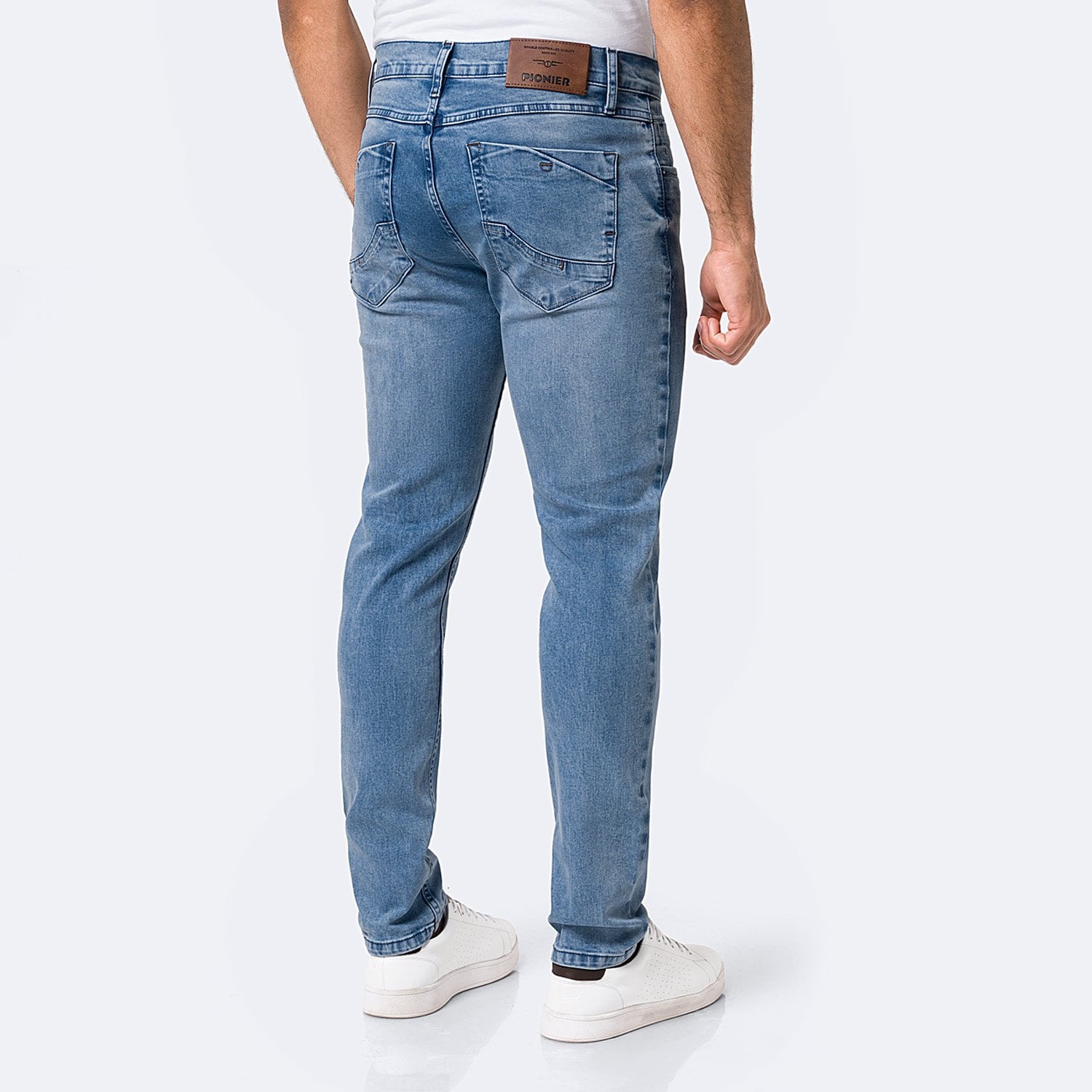 PANTALÓN JEAN PITILLO DENIM STRETCH HOMBRE PIONIER SAKID - 2