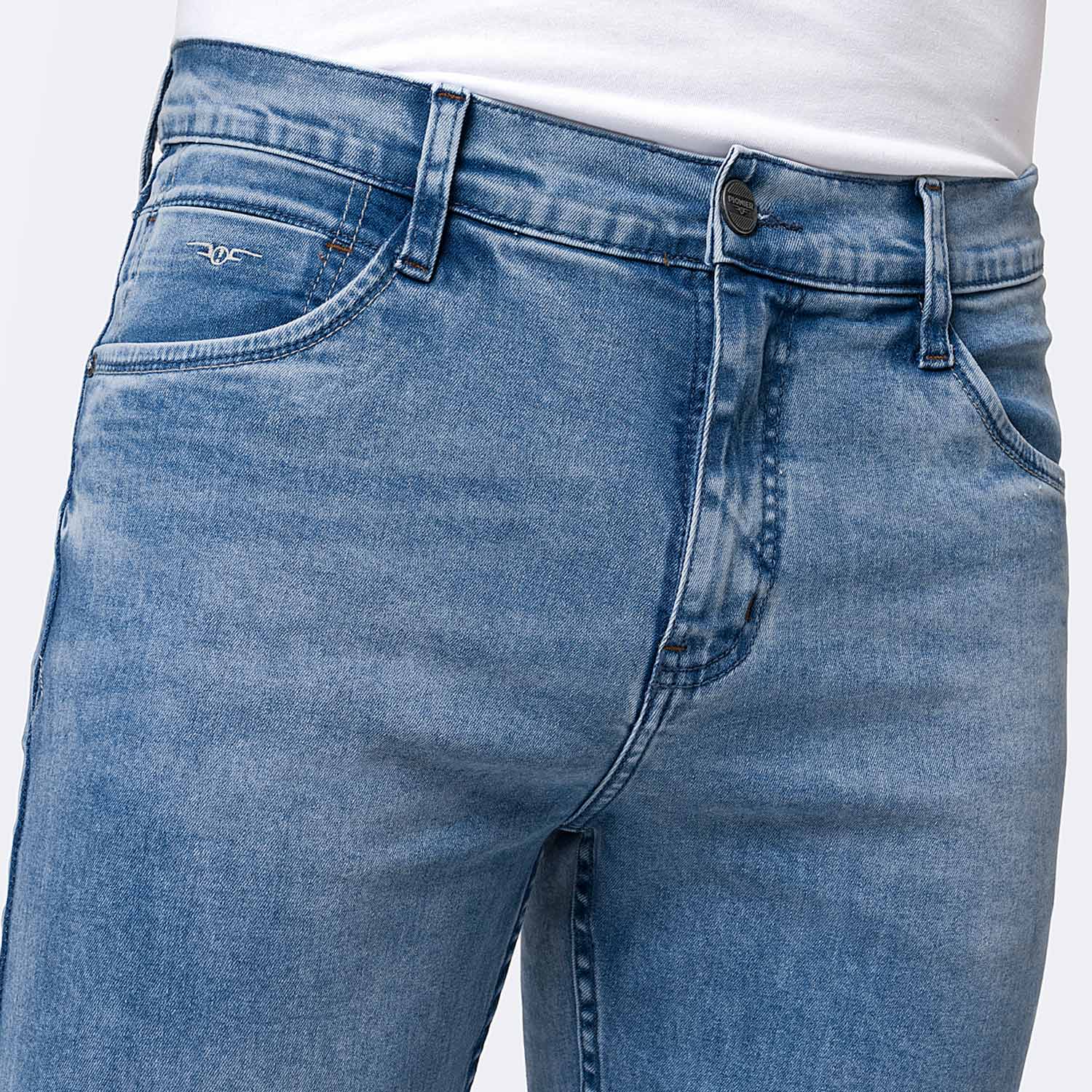 PANTALÓN JEAN PITILLO DENIM STRETCH HOMBRE PIONIER SAKID - 3