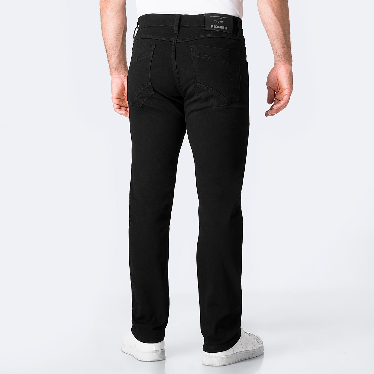 PANTALÓN JEAN SEMIPITILLO DENIM STRETCH HOMBRE PIONIER WUALLY 1 - 2