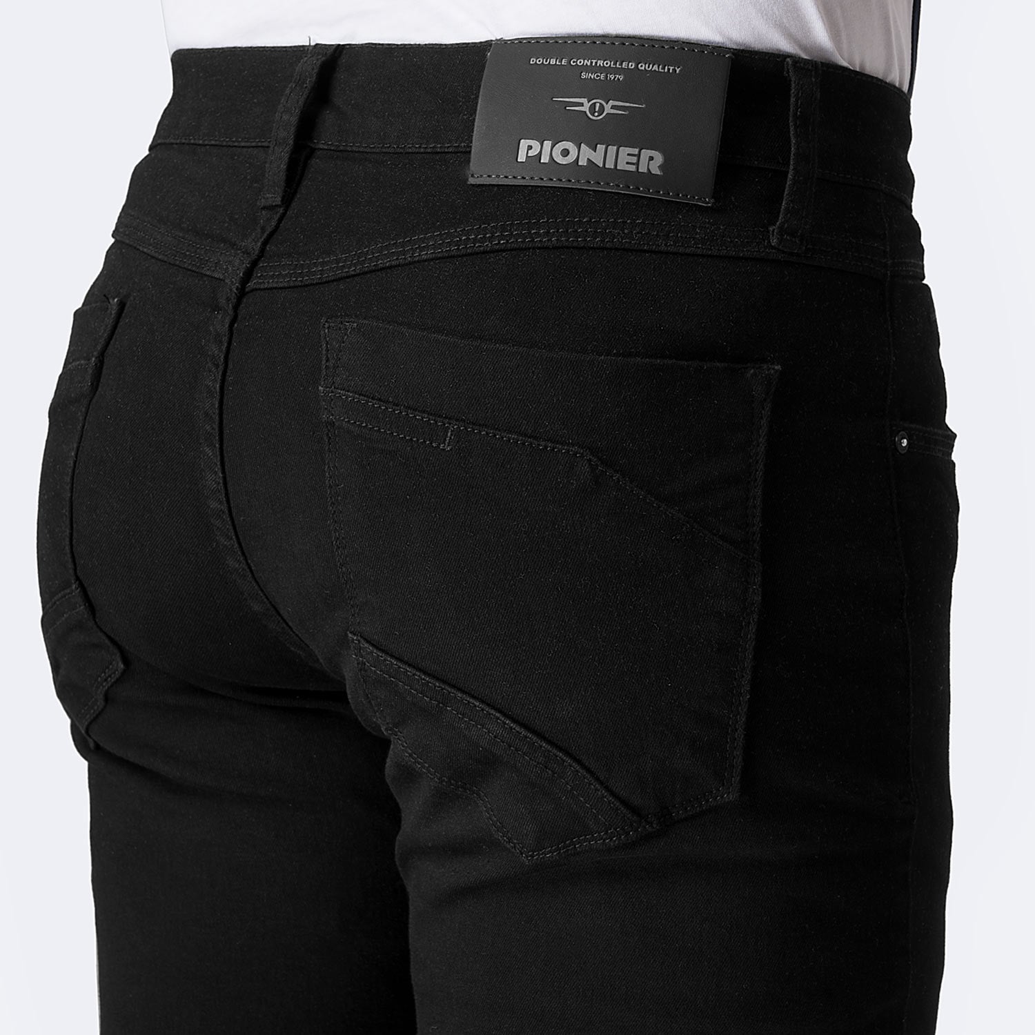PANTALÓN JEAN SEMIPITILLO DENIM STRETCH HOMBRE PIONIER WUALLY 1 - 4