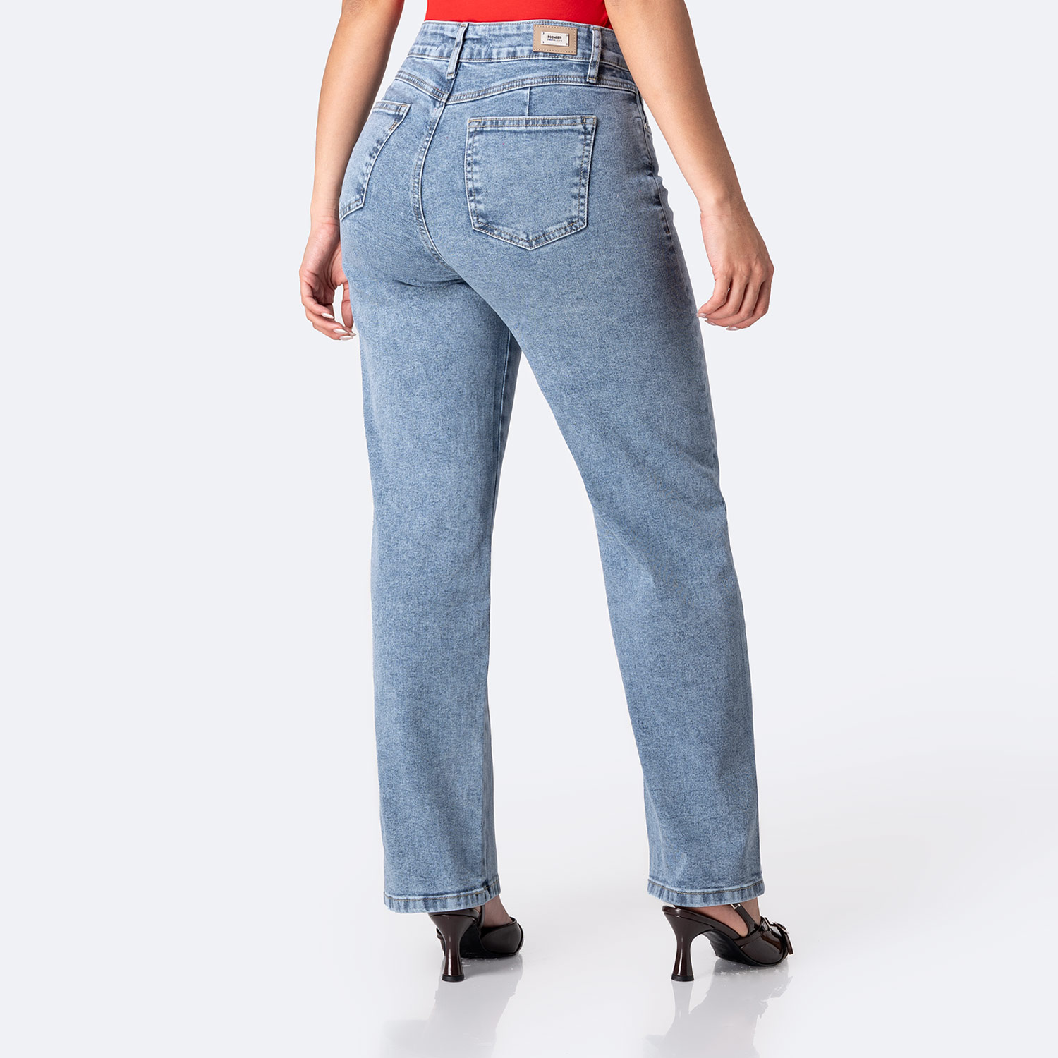 PANTALÓN JEAN DENIM STRETCH MUJER PIONIER ZIANAH - 2