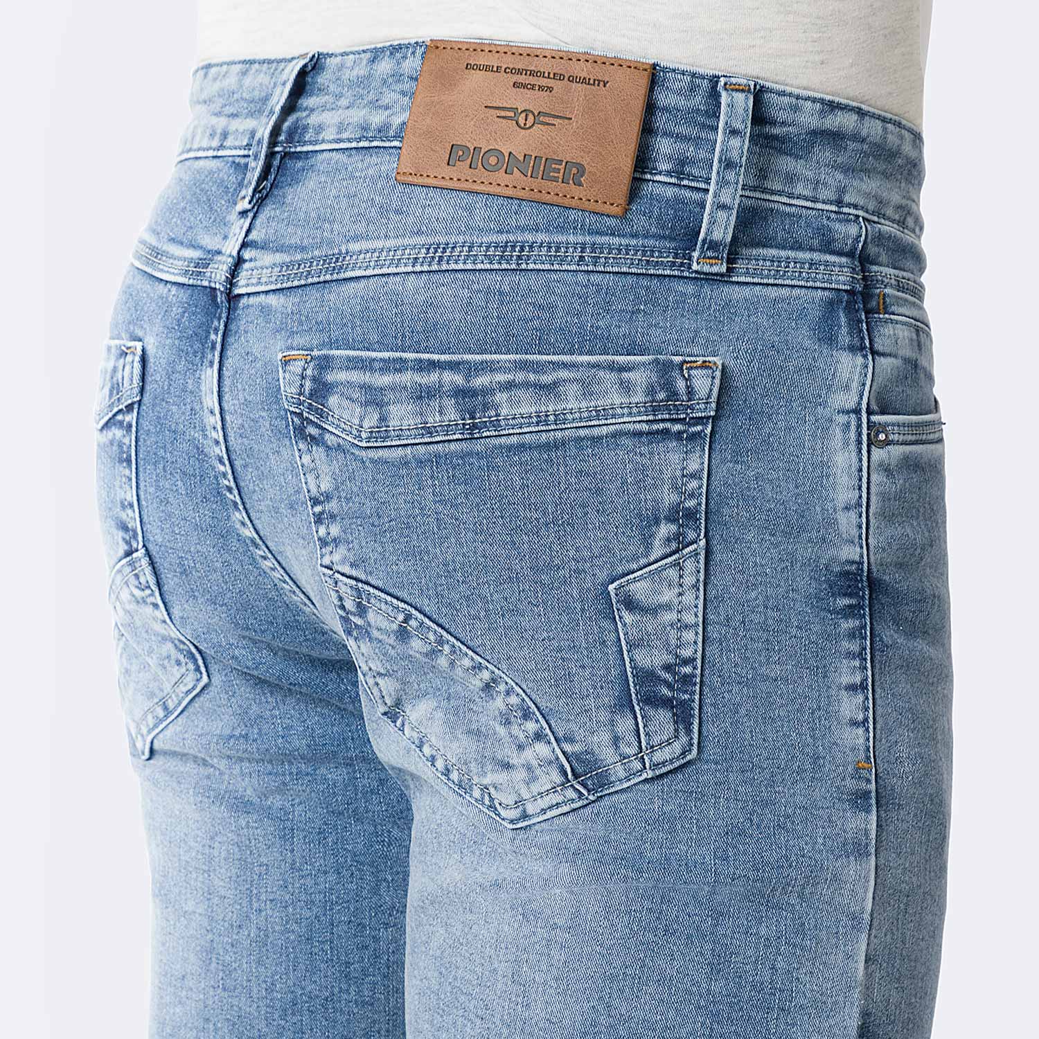 PANTALÓN JEAN SEMIPITILLO DENIM STRETCH HOMBRE PIONIER FRITZZ - 4
