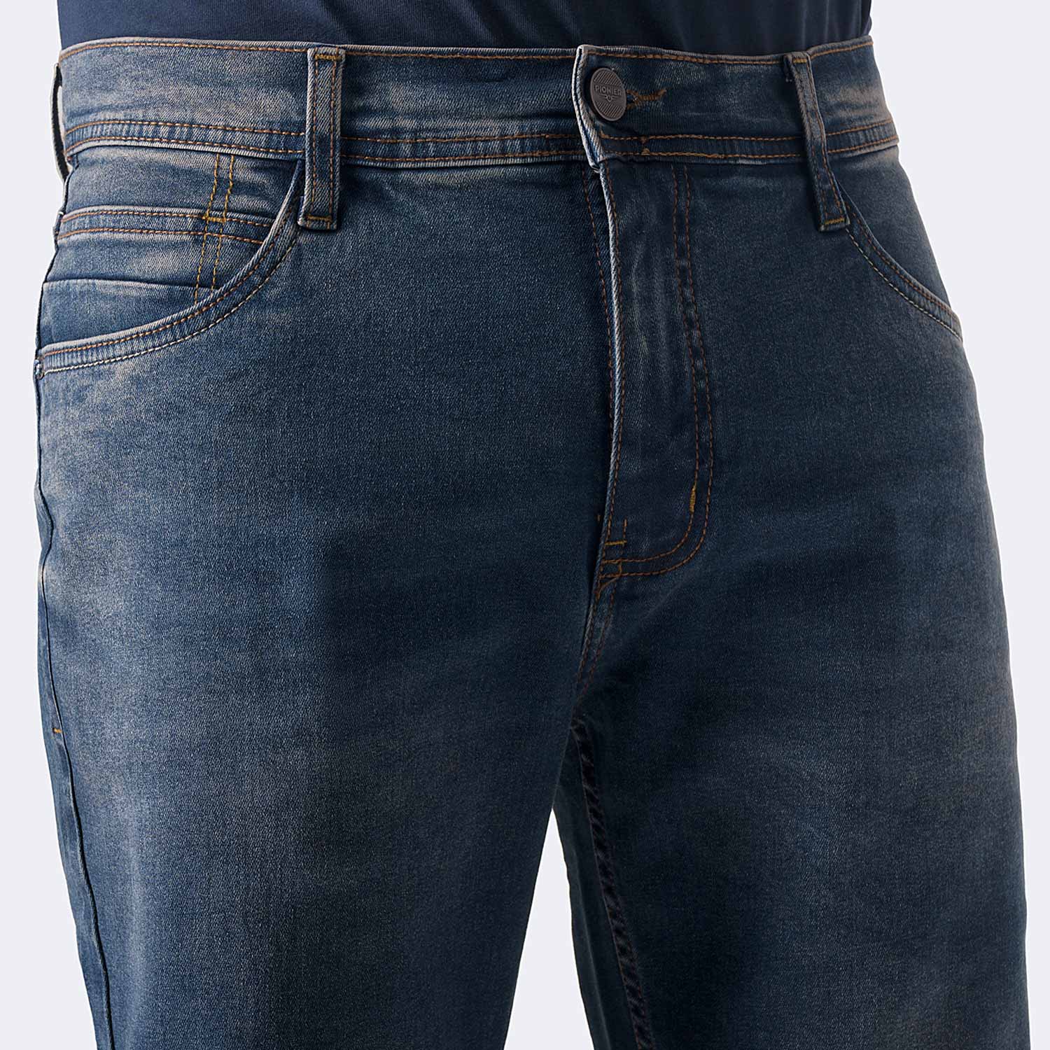 PANTALÓN JEAN SEMIPITILLO DENIM STRETCH HOMBRE PIONIER FRAHNK - 3