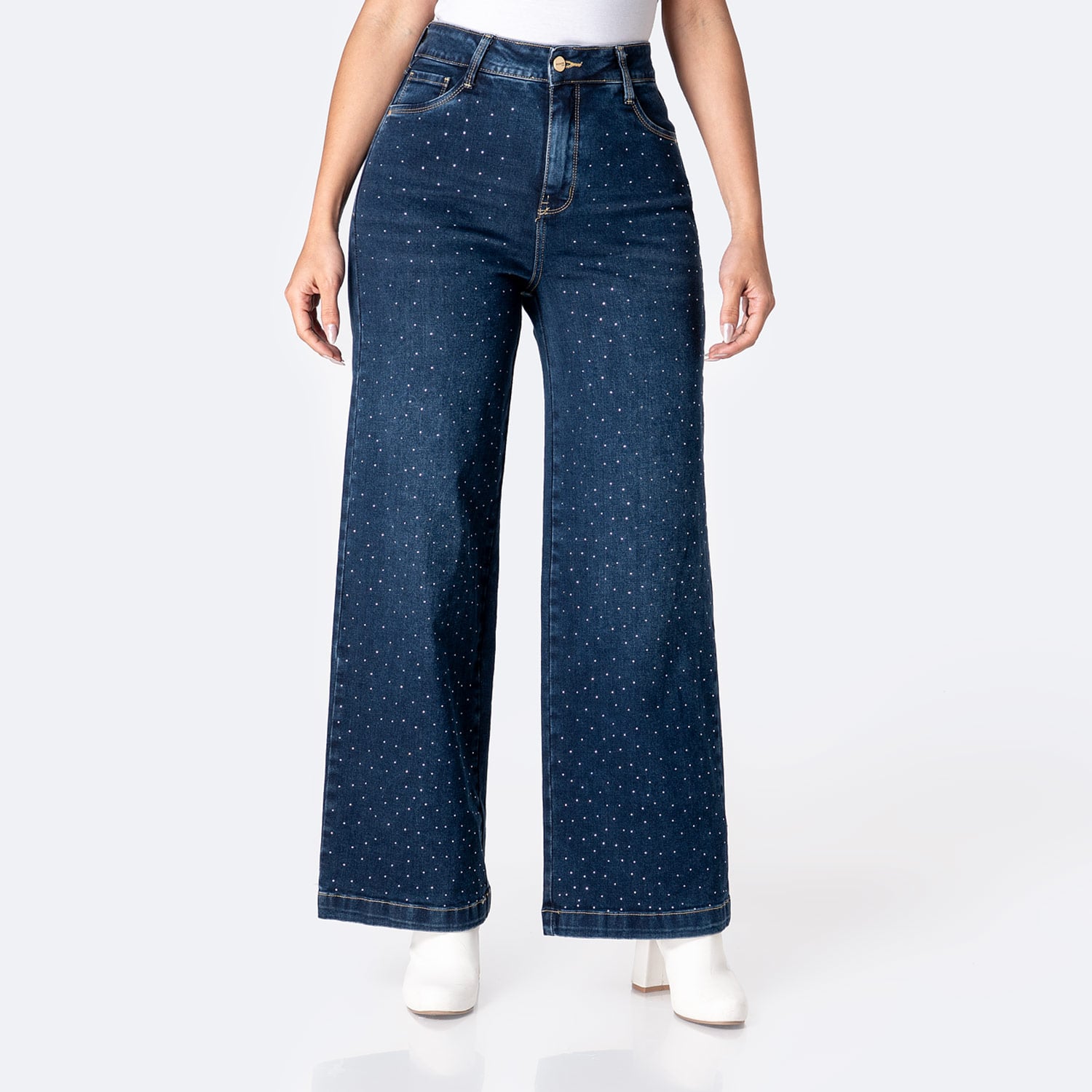 PANTALÓN JEAN DENIM STRETCH MUJER PIONIER LARAA BRI - 1