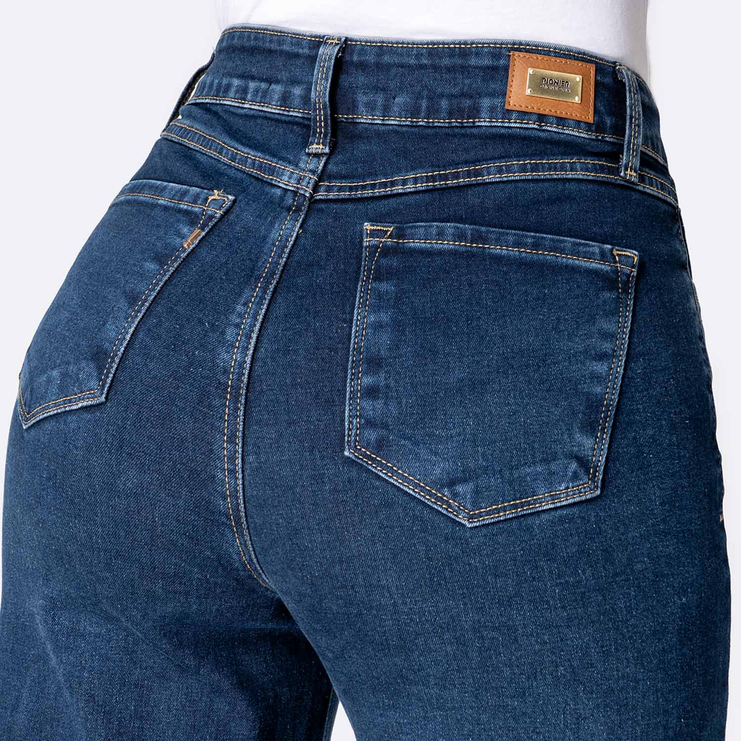 PANTALÓN JEAN DENIM STRETCH MUJER PIONIER LARAA BRI - 4