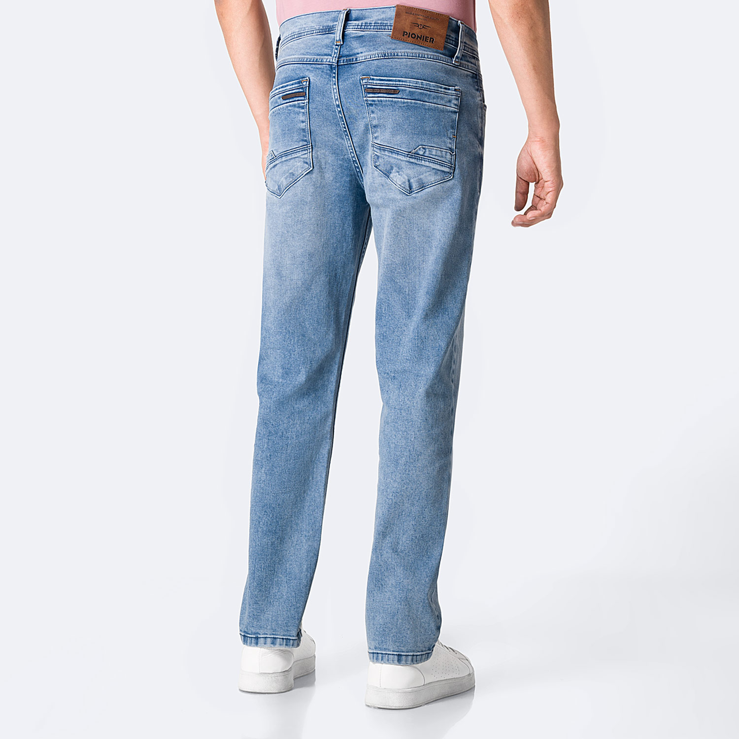 PANTALÓN JEAN SEMIPITILLO DENIM STRETCH HOMBRE PIONIER FRAHNK - 2