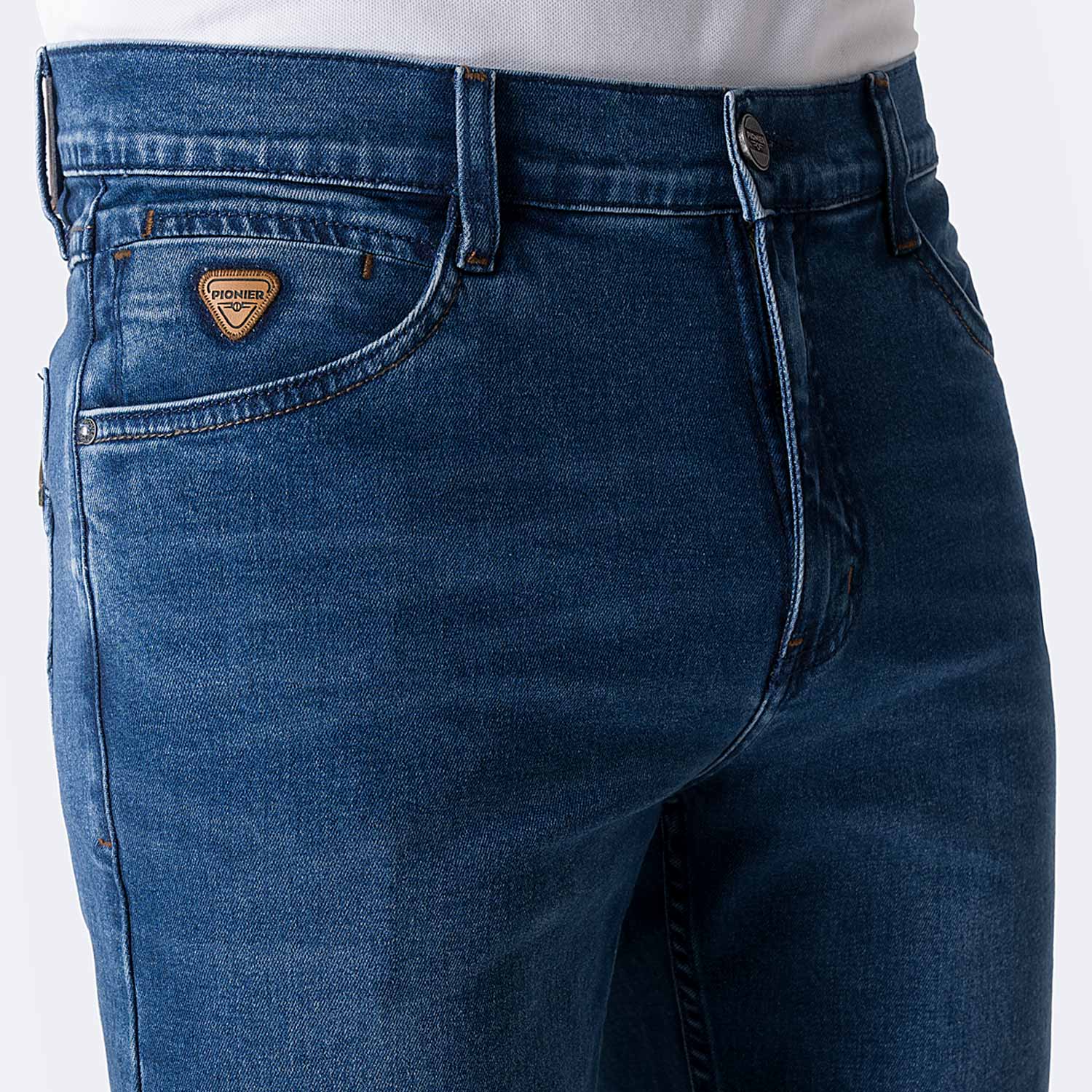 PANTALÓN JEAN SEMIPITILLO DENIM STRETCH HOMBRE PIONIER JJONAS - 3