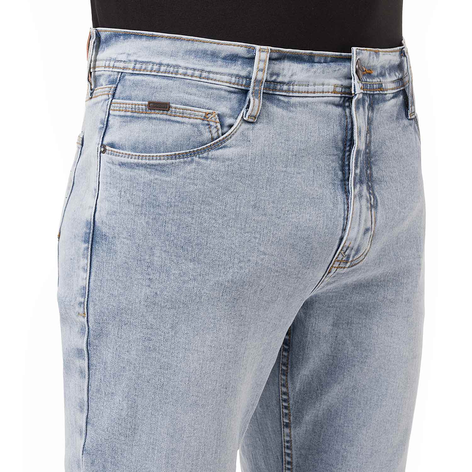 PANTALÓN JEAN SEMIPITILLO DENIM STRETCH HOMBRE PIONIER FORLAND NEW - 5