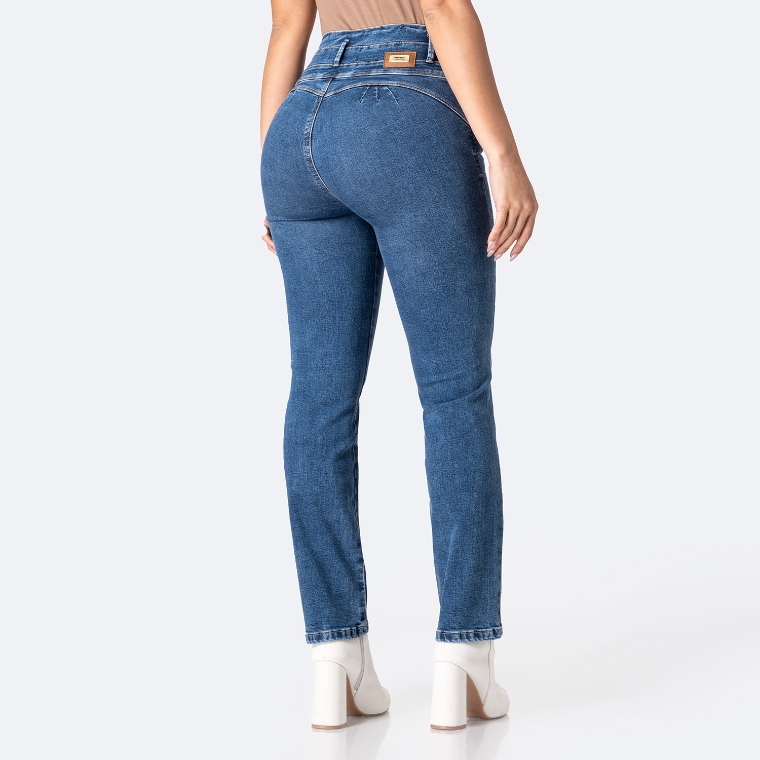 PANTALÓN JEAN DENIM STRETCH MUJER PIONIER AINNA - 2