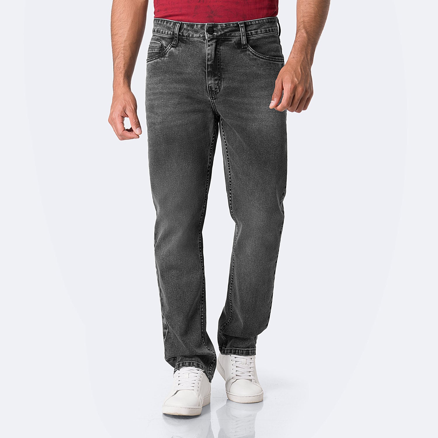 PANTALÓN JEAN SEMIPITILLO DENIM STRETCH HOMBRE PIONIER OSSKAR - 1