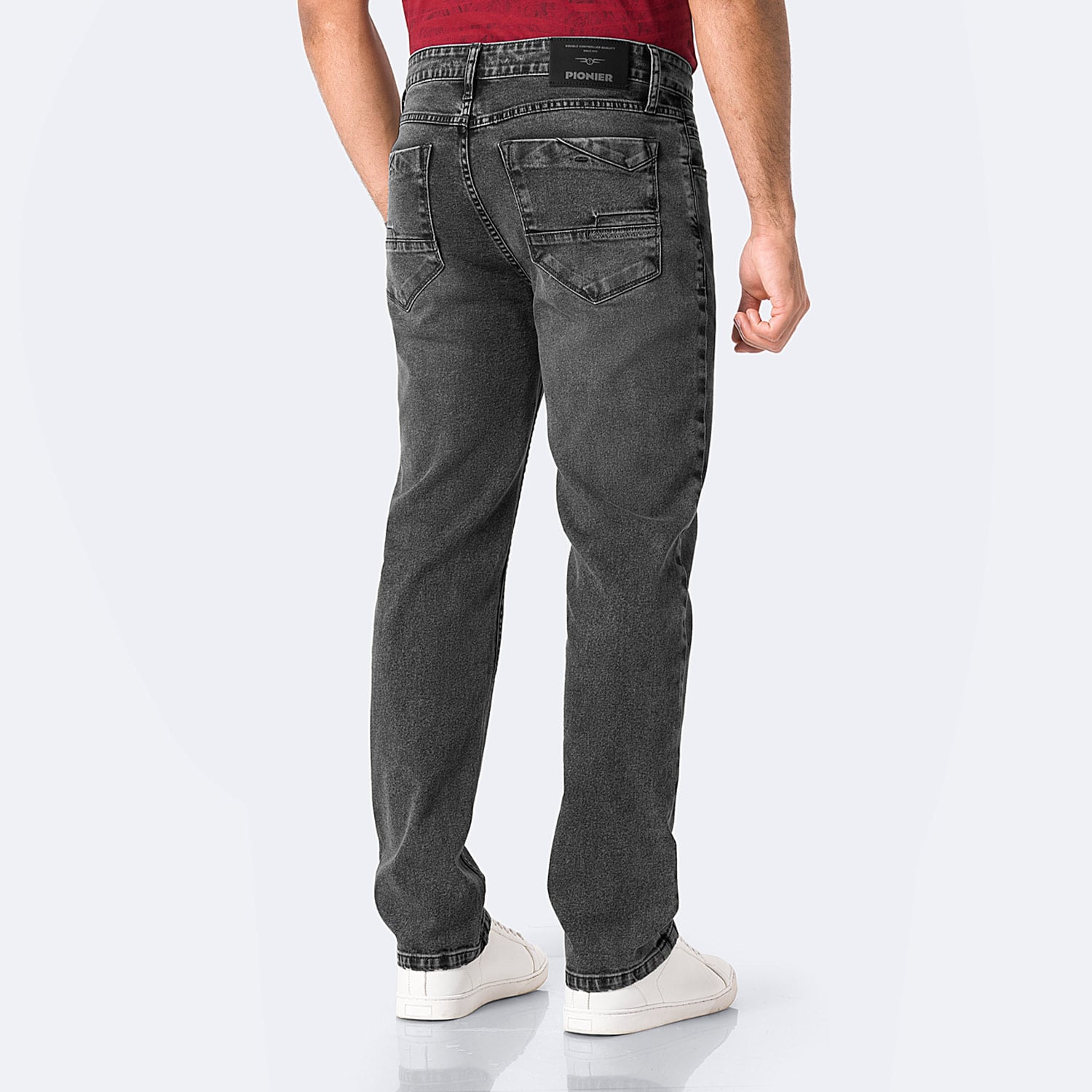 PANTALÓN JEAN SEMIPITILLO DENIM STRETCH HOMBRE PIONIER OSSKAR - 2
