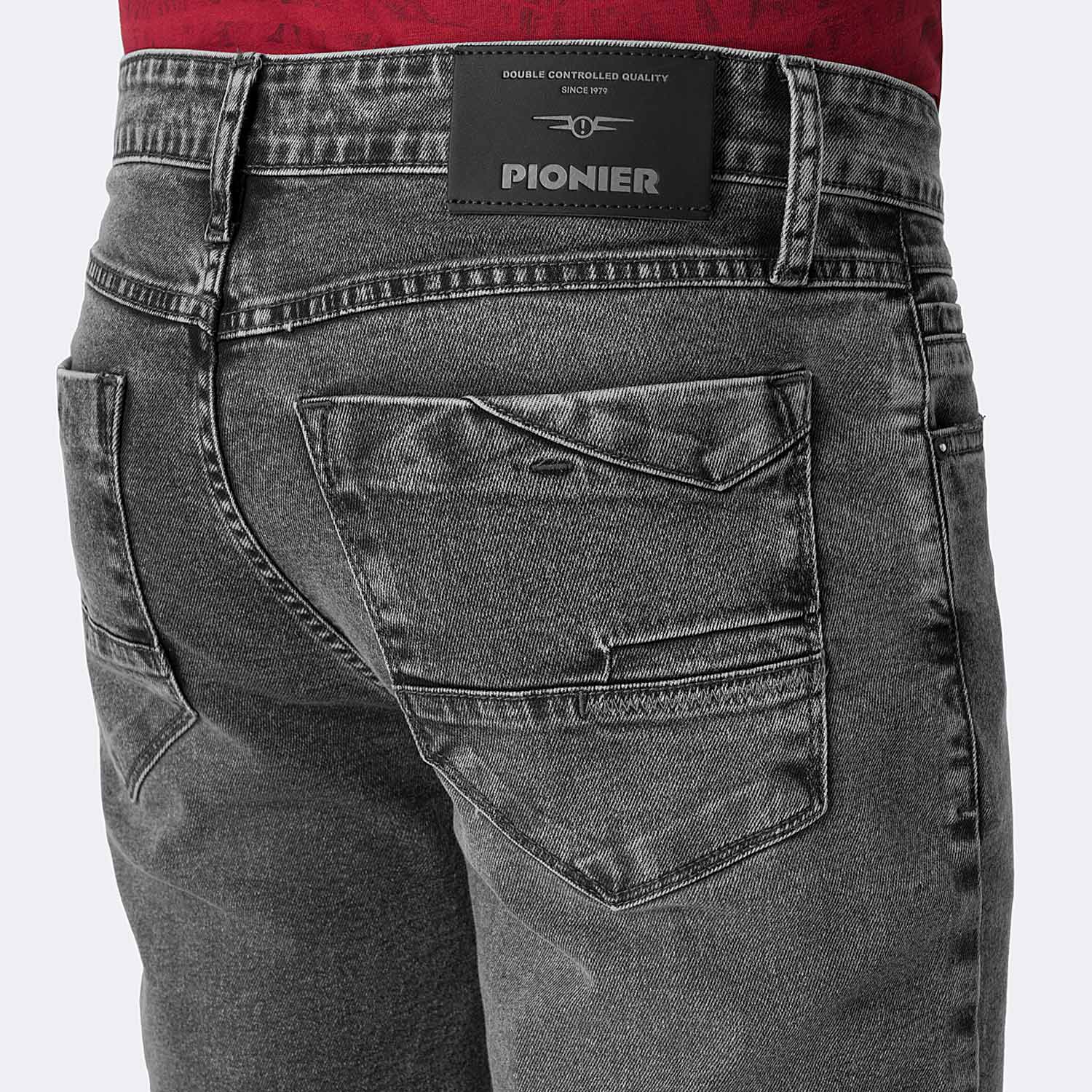 PANTALÓN JEAN SEMIPITILLO DENIM STRETCH HOMBRE PIONIER OSSKAR - 4
