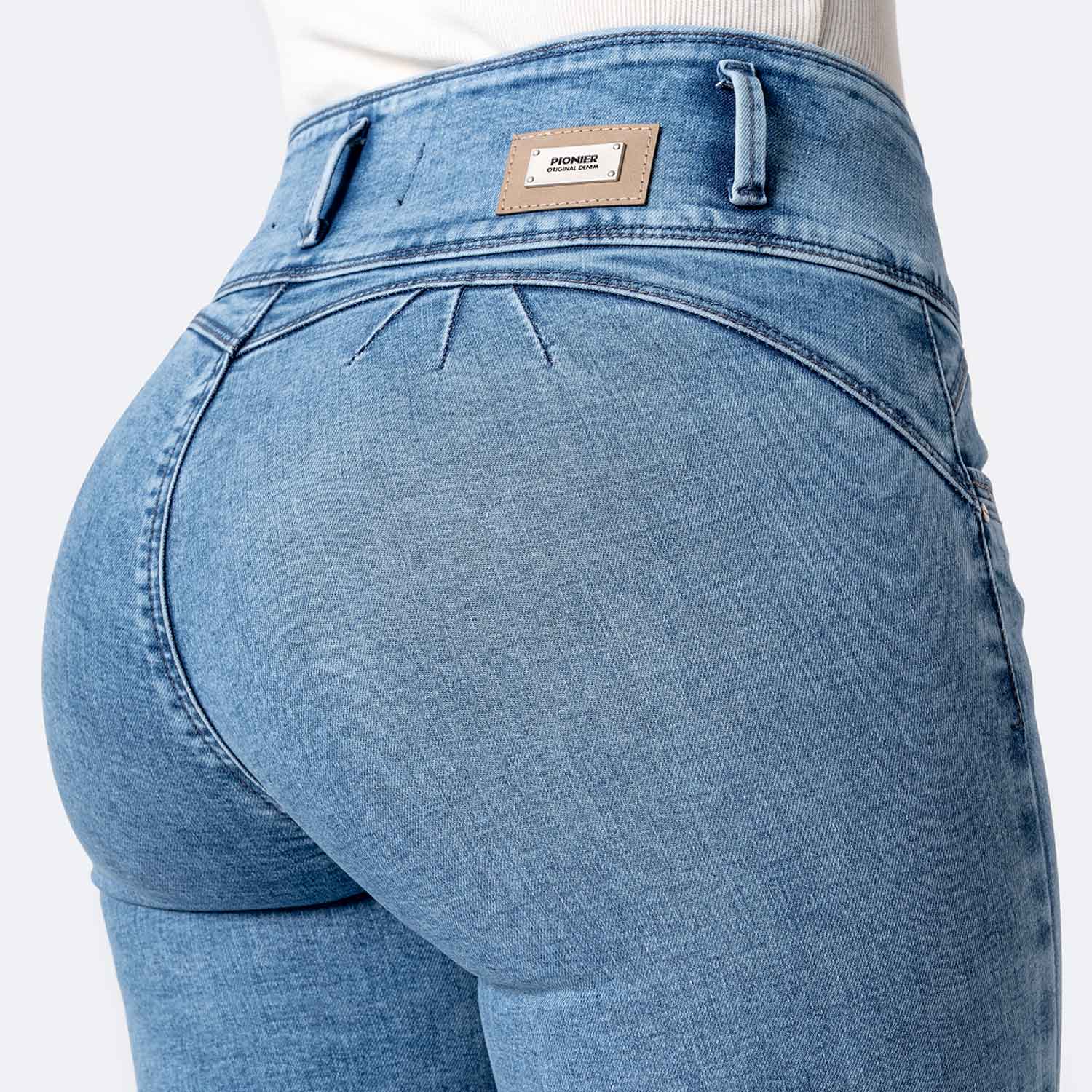 PANTALÓN JEAN DENIM STRETCH MUJER PIONIER SIGI - 4