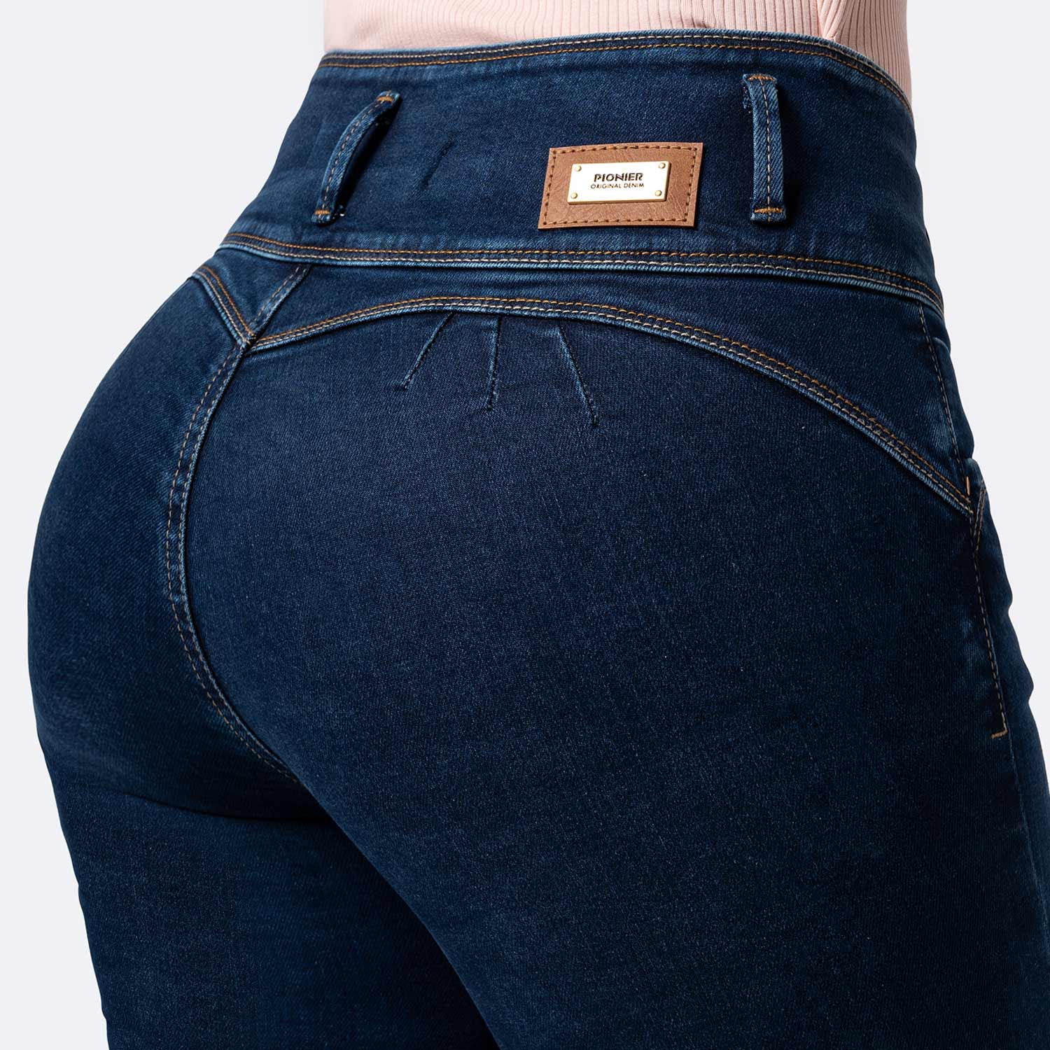 PANTALÓN JEAN DENIM STRETCH MUJER PIONIER ZUSANA - 4