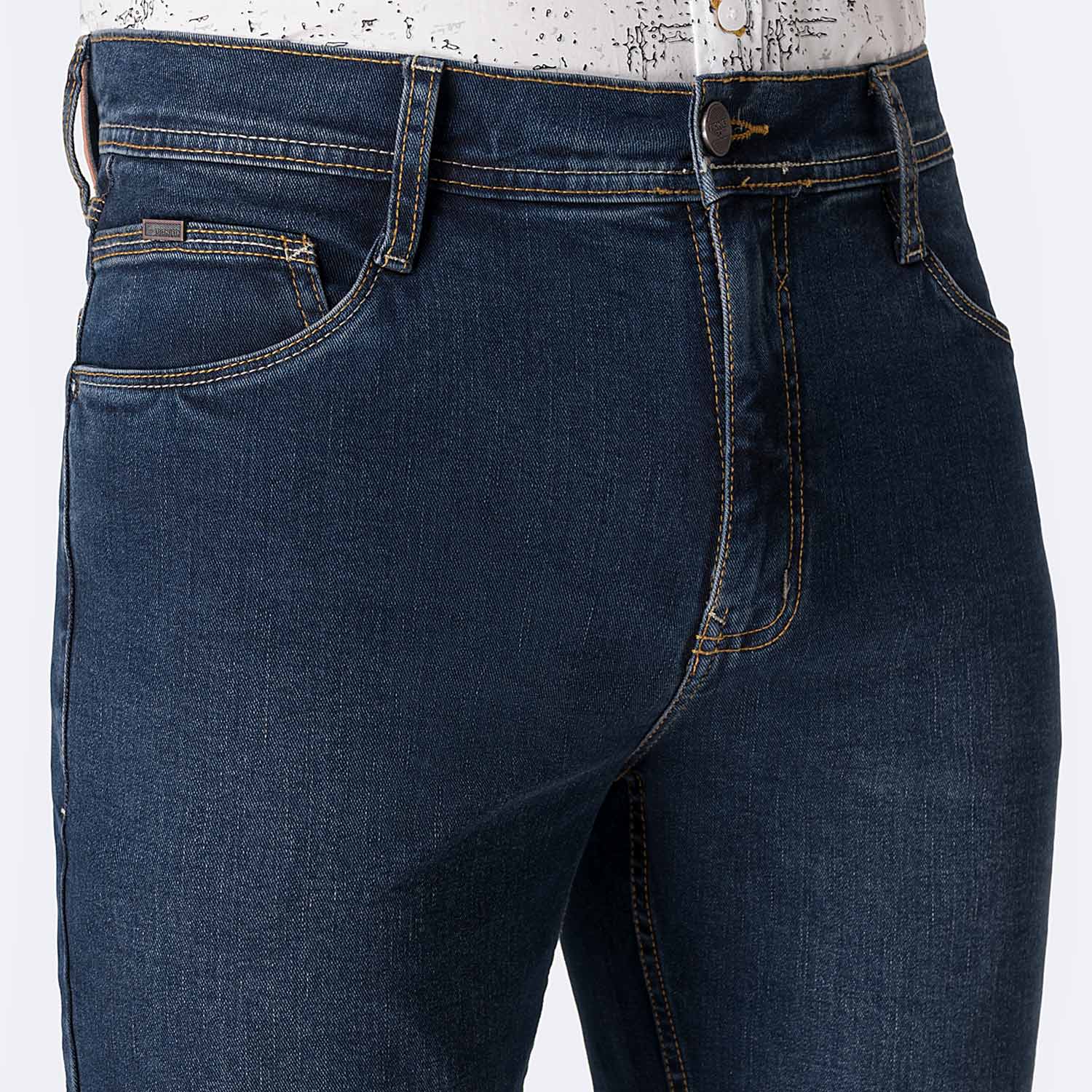 PANTALÓN JEAN SEMIPITILLO DENIM STRETCH HOMBRE PIONIER FORLAND NEW - 3