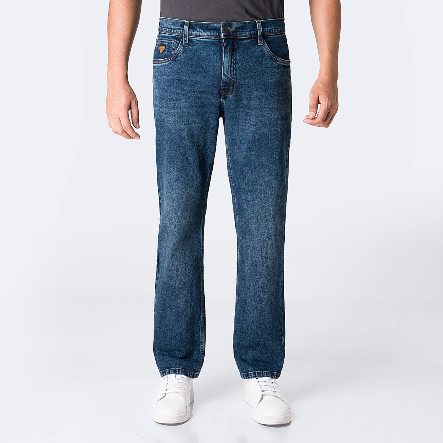 PANTALÓN JEAN SEMIPITILLO DENIM STRETCH HOMBRE PIONIER JASAHN - 1