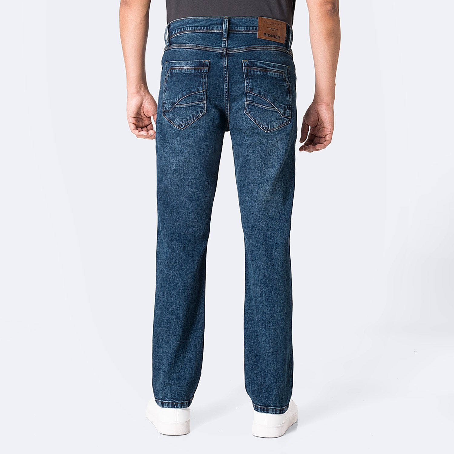 PANTALÓN JEAN SEMIPITILLO DENIM STRETCH HOMBRE PIONIER JASAHN - 2