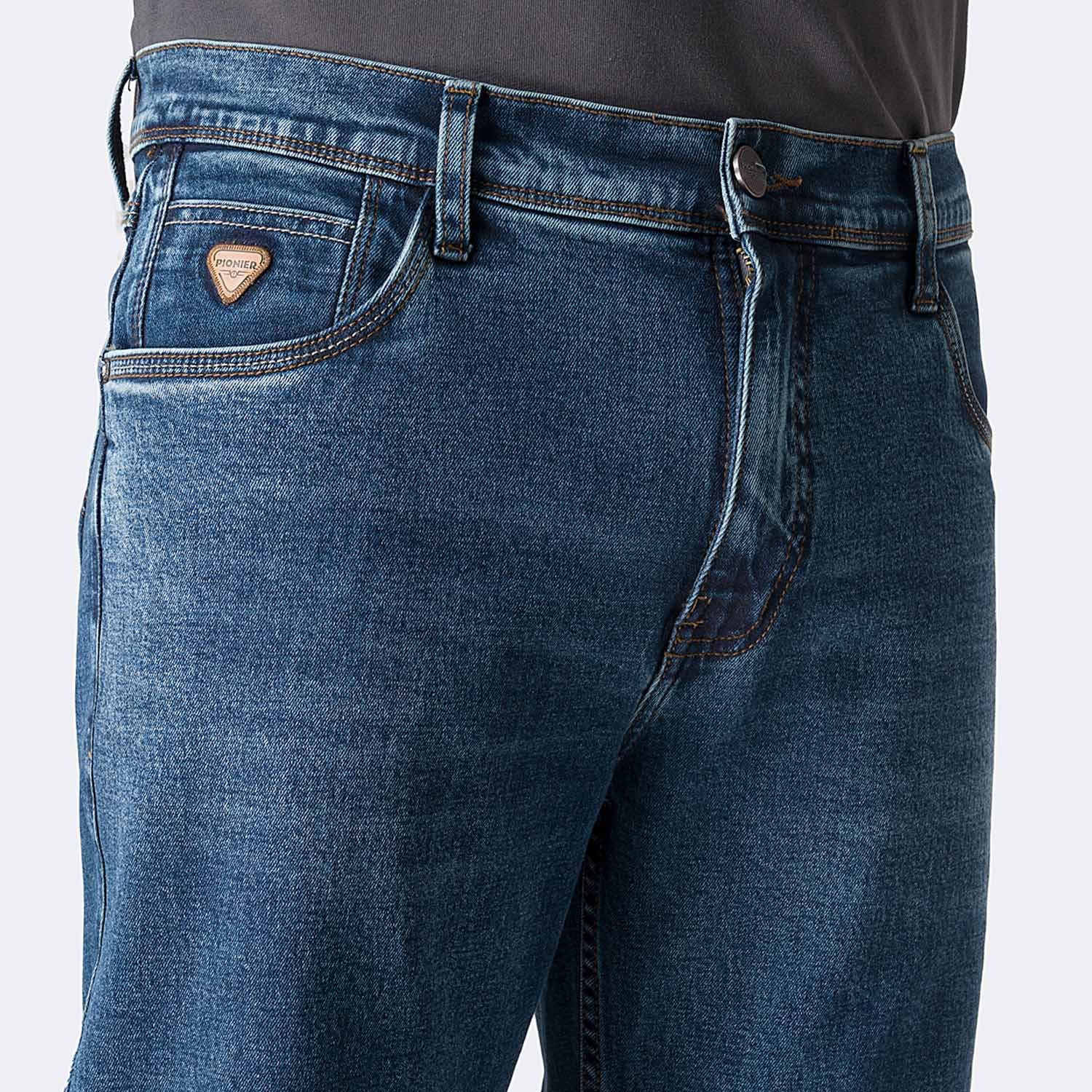 PANTALÓN JEAN SEMIPITILLO DENIM STRETCH HOMBRE PIONIER JASAHN - 3