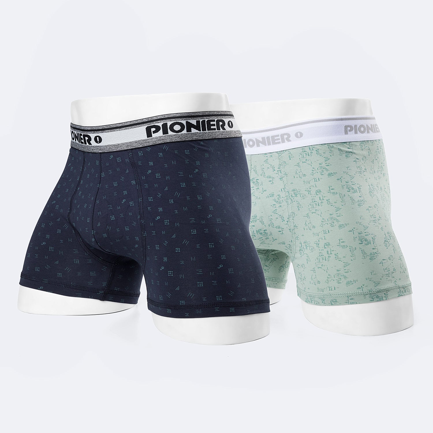 BOXER TWO PACK JERSEY FULL LYCRA HOMBRE PIONIER MORGAN PRINT - 1