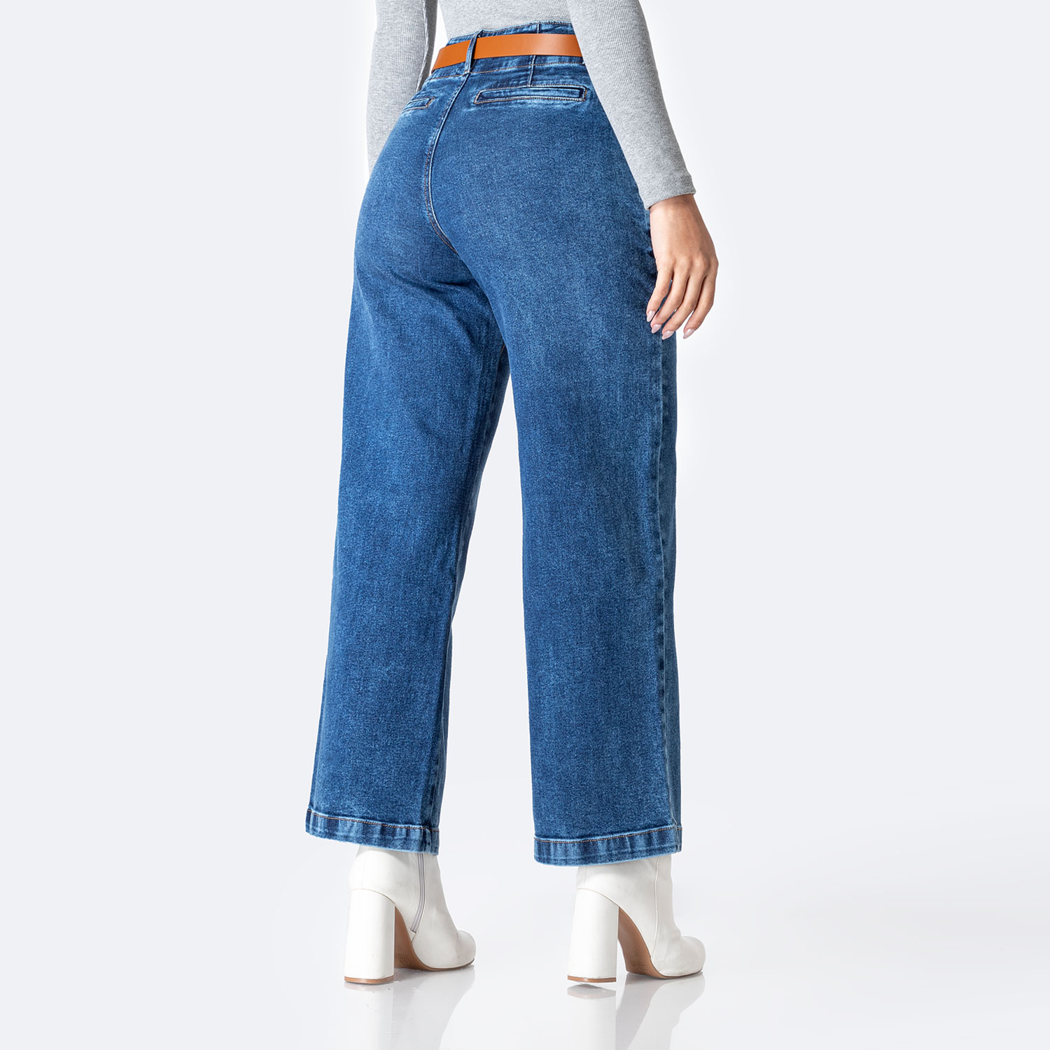 PANTALÓN JEAN DENIM STRETCH MUJER PIONIER CARINDA - 2