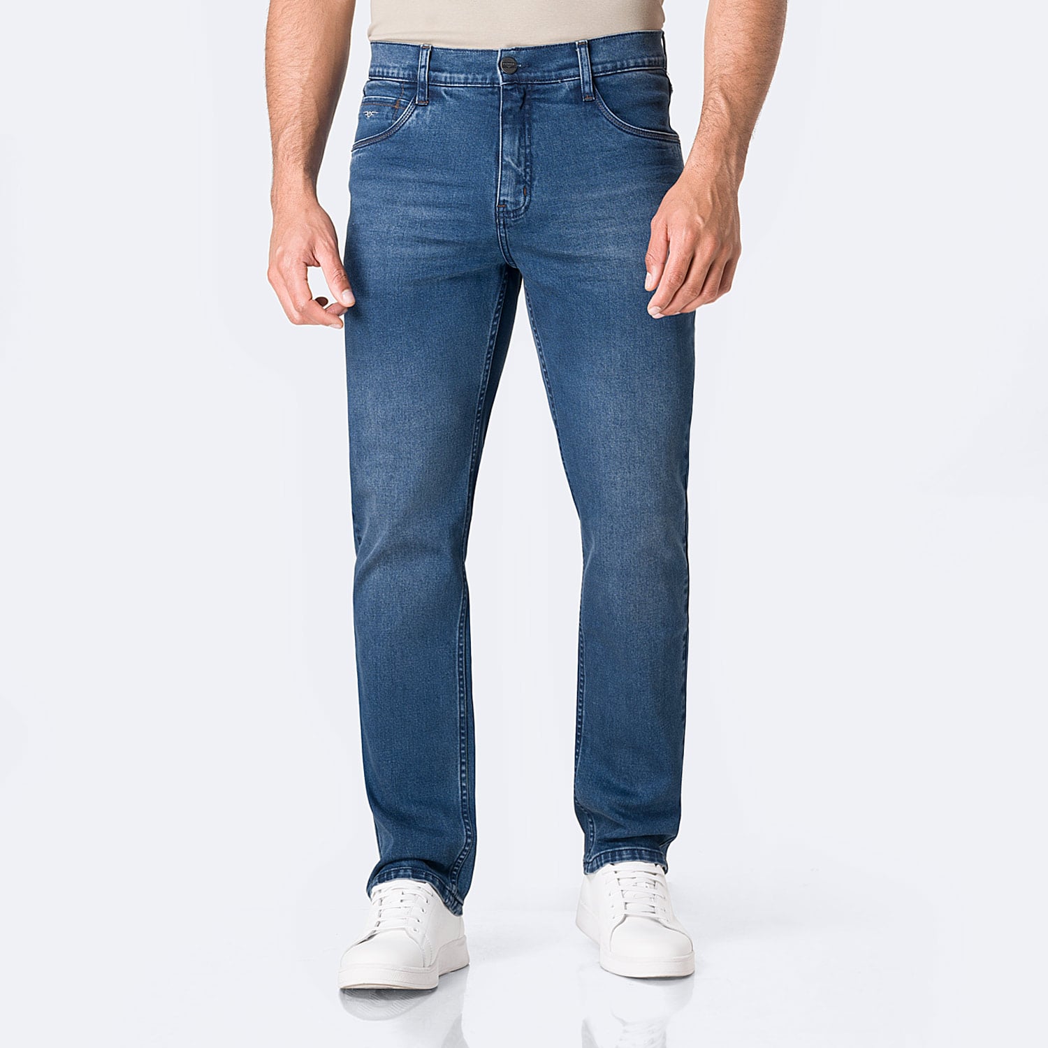 PANTALÓN JEAN SEMIPITILLO DENIM STRETCH HOMBRE PIONIER KADEL - 1