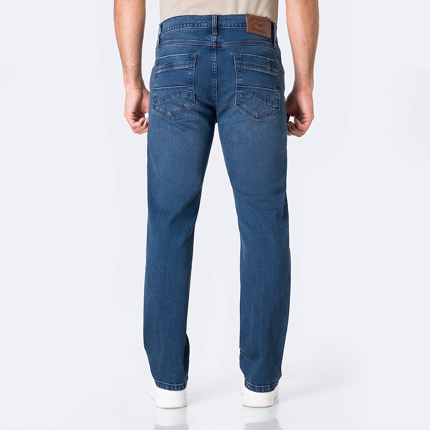 PANTALÓN JEAN SEMIPITILLO DENIM STRETCH HOMBRE PIONIER KADEL - 2