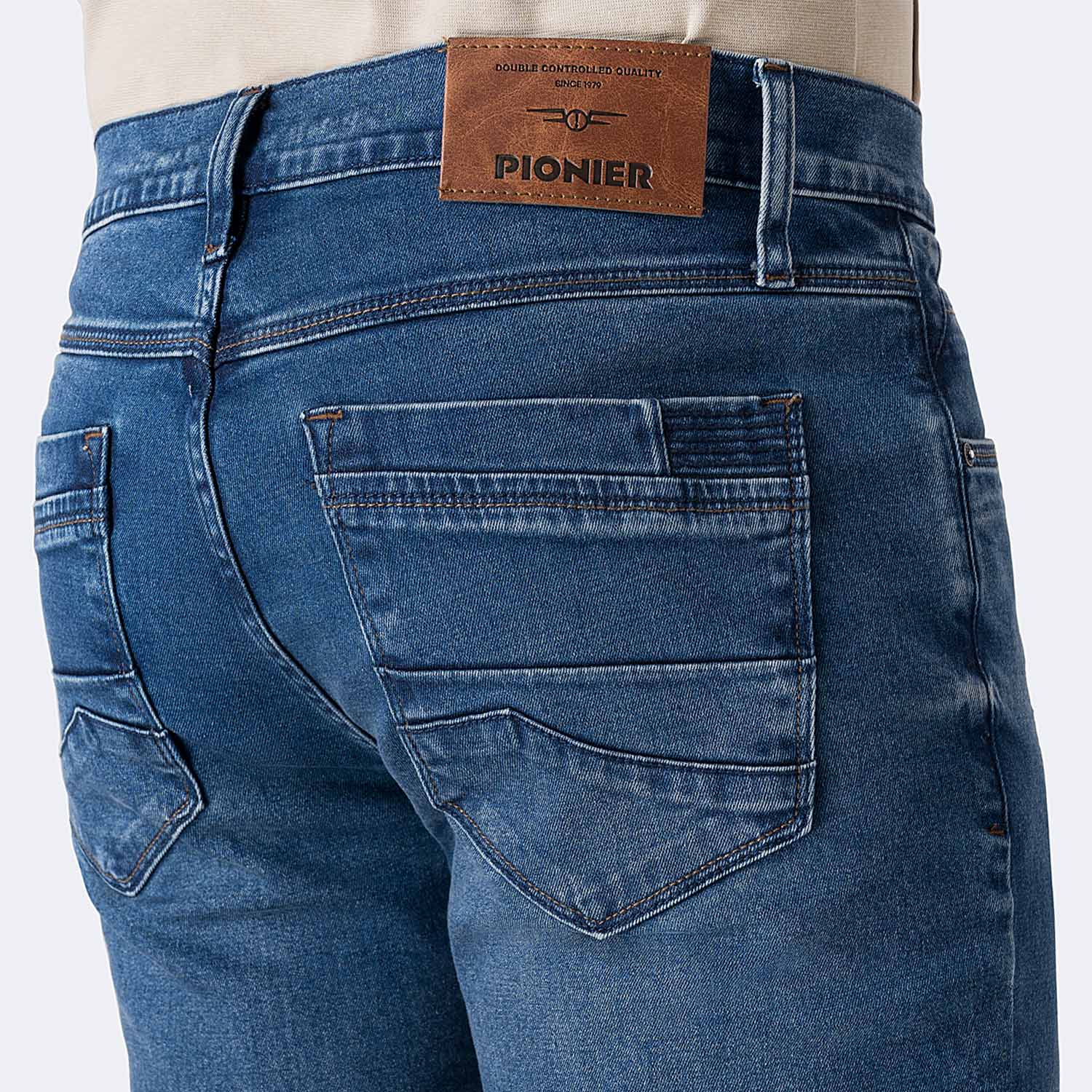 PANTALÓN JEAN SEMIPITILLO DENIM STRETCH HOMBRE PIONIER KADEL - 4