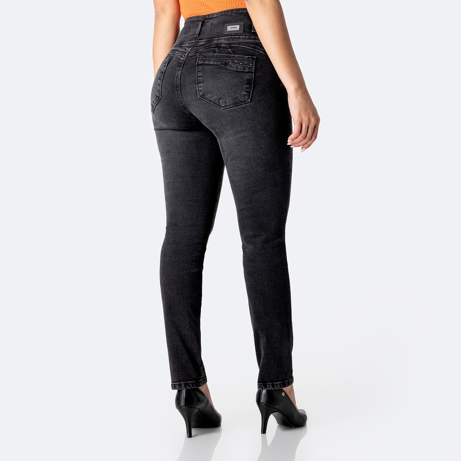 PANTALÓN JEAN SEMIPITILLO DENIM STRETCH MUJER PIONIER DEFNNA - 2